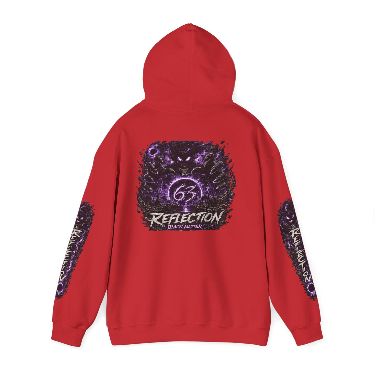 Reflection 63 Black Matter Hoodie — Graphic Cosmic Pullover