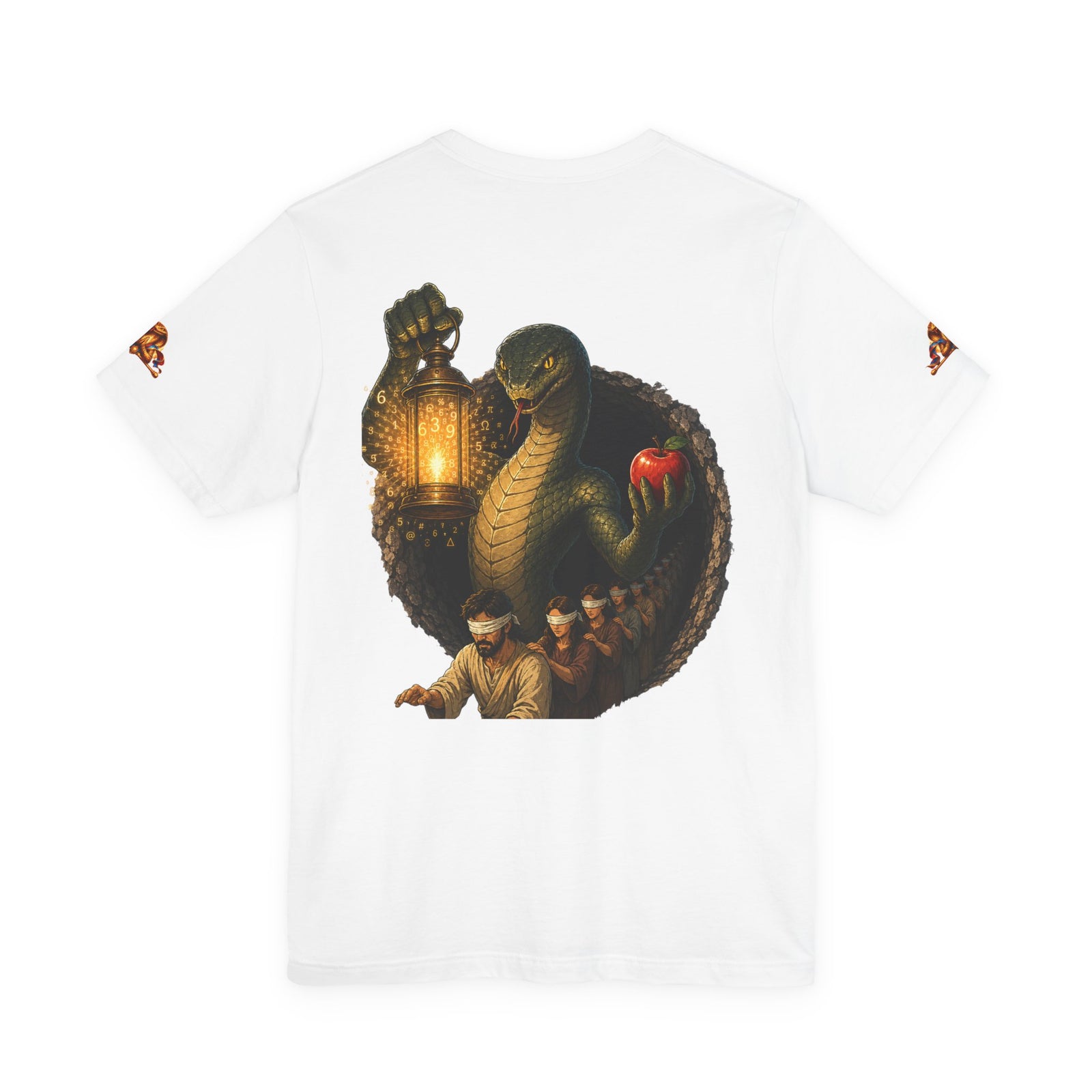 Knowledge Snake Tee — 'Knowledge: Good vs Evil' Graphic T-Shirt