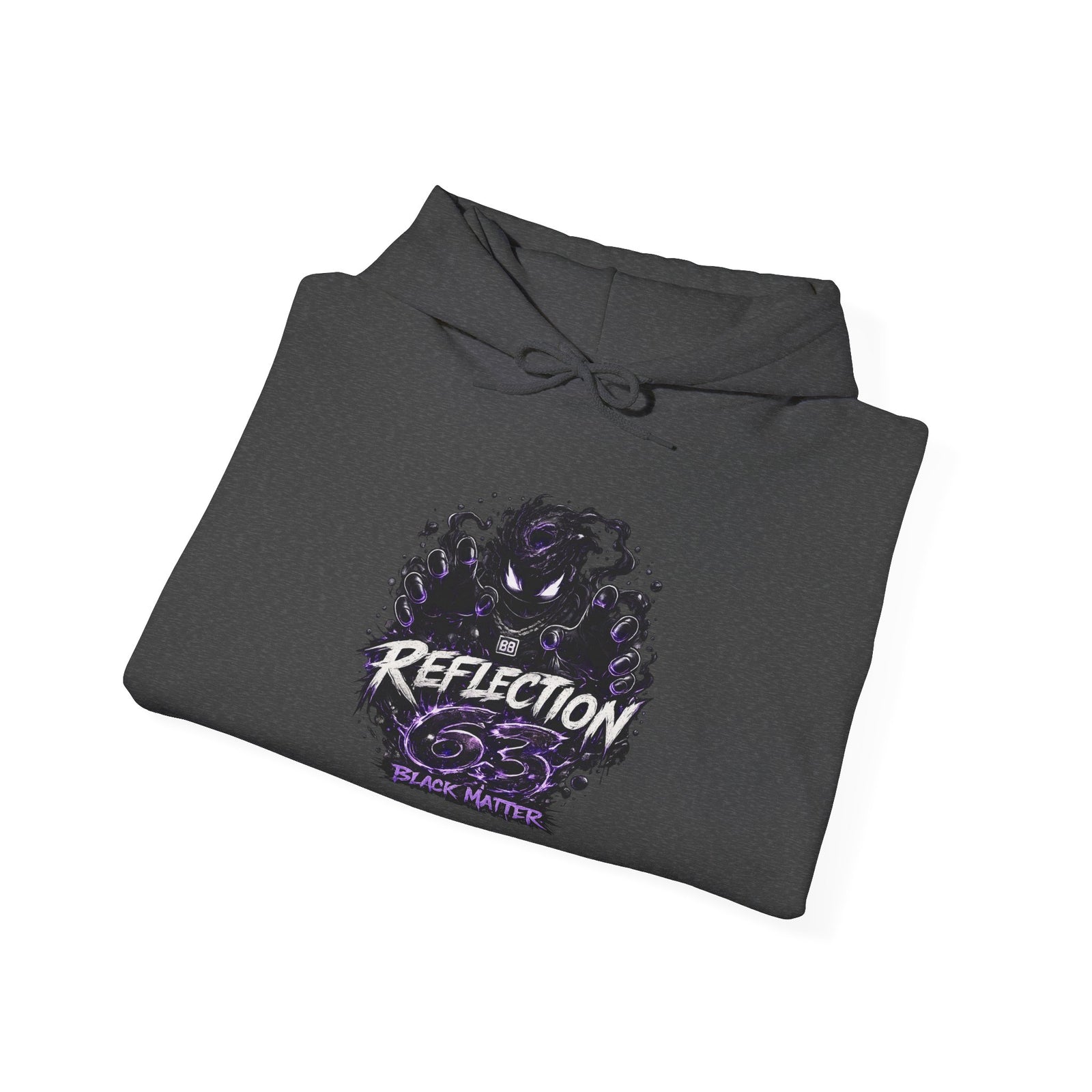 Reflection 63 Black Matter Hoodie — Graphic Cosmic Pullover