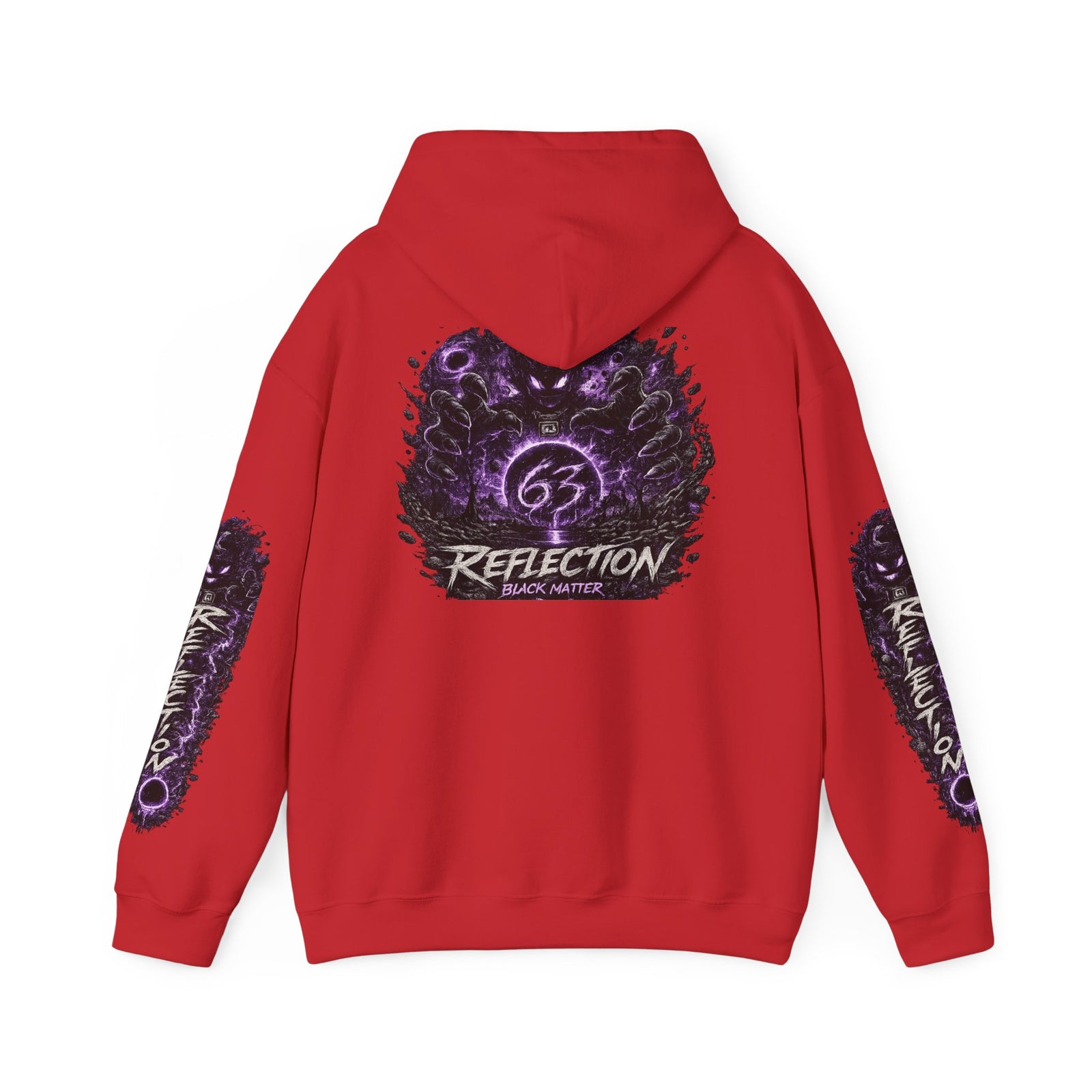 Reflection 63 Black Matter Hoodie — Graphic Cosmic Pullover