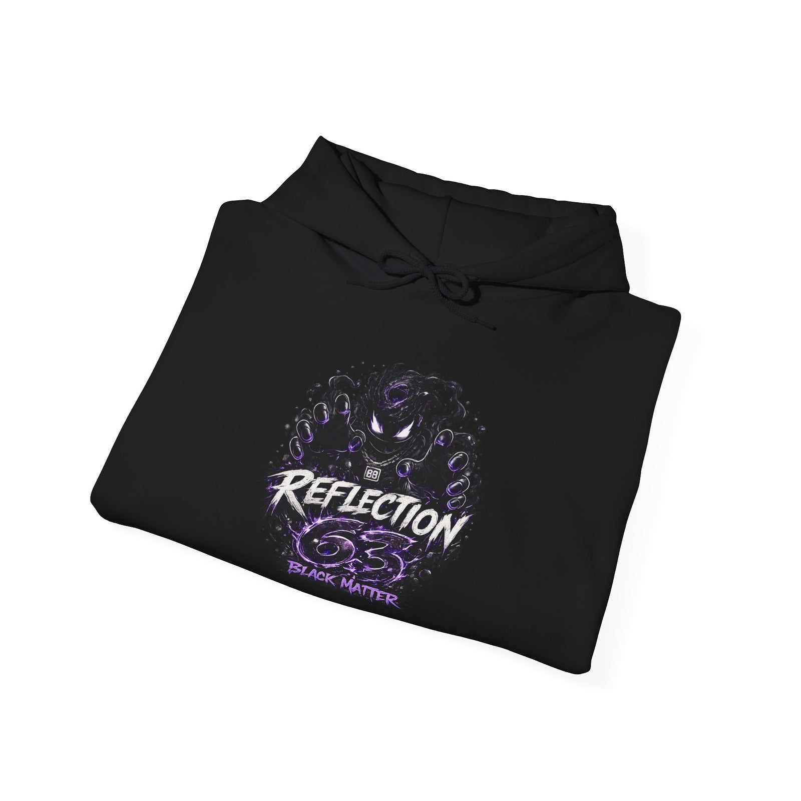 Reflection 63 Black Matter Hoodie — Graphic Cosmic Pullover