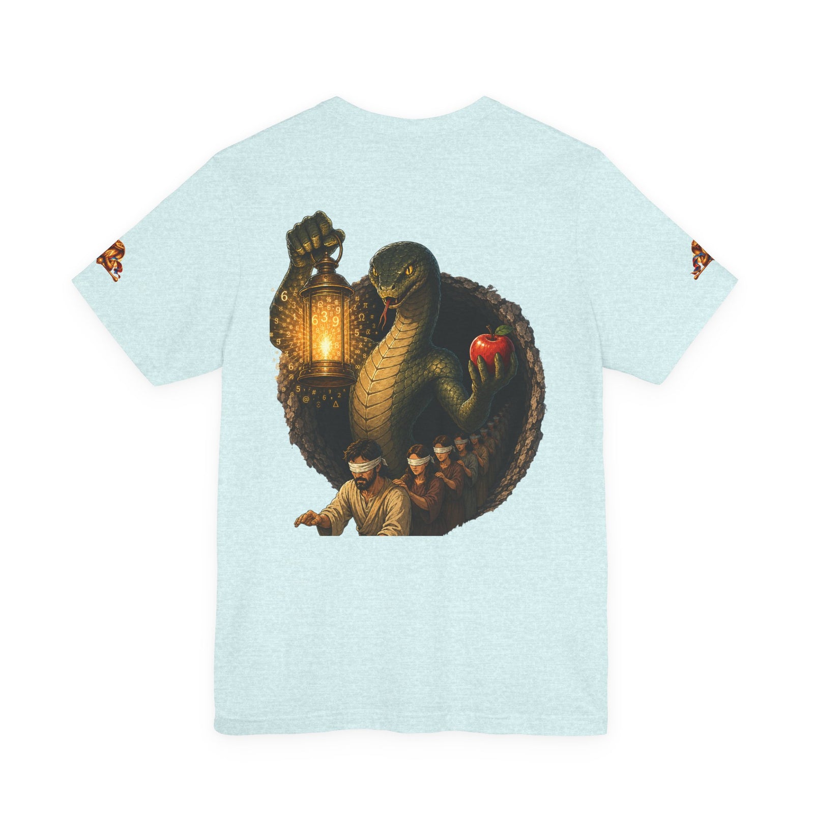 Knowledge Snake Tee — 'Knowledge: Good vs Evil' Graphic T-Shirt