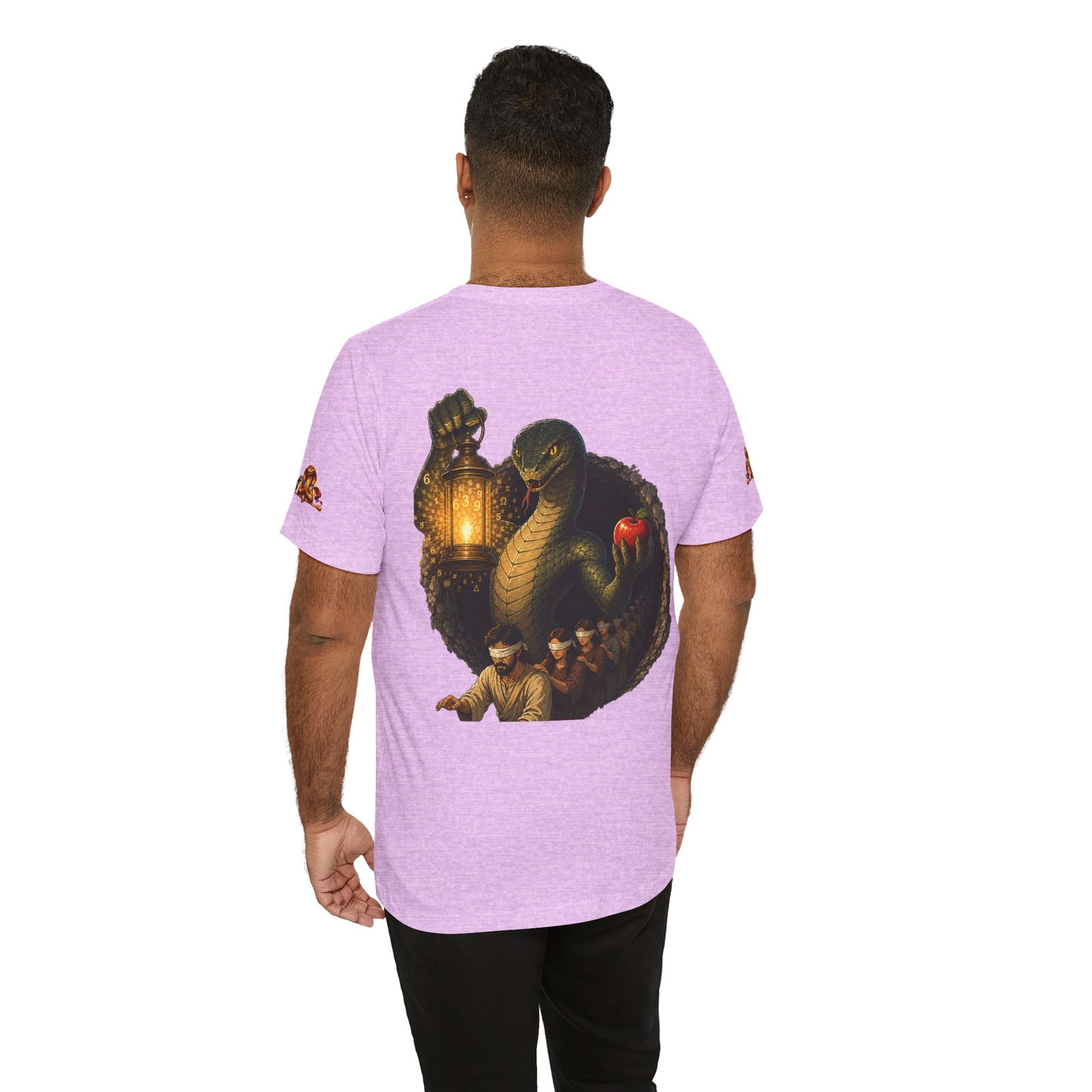 Knowledge Snake Tee — 'Knowledge: Good vs Evil' Graphic T-Shirt