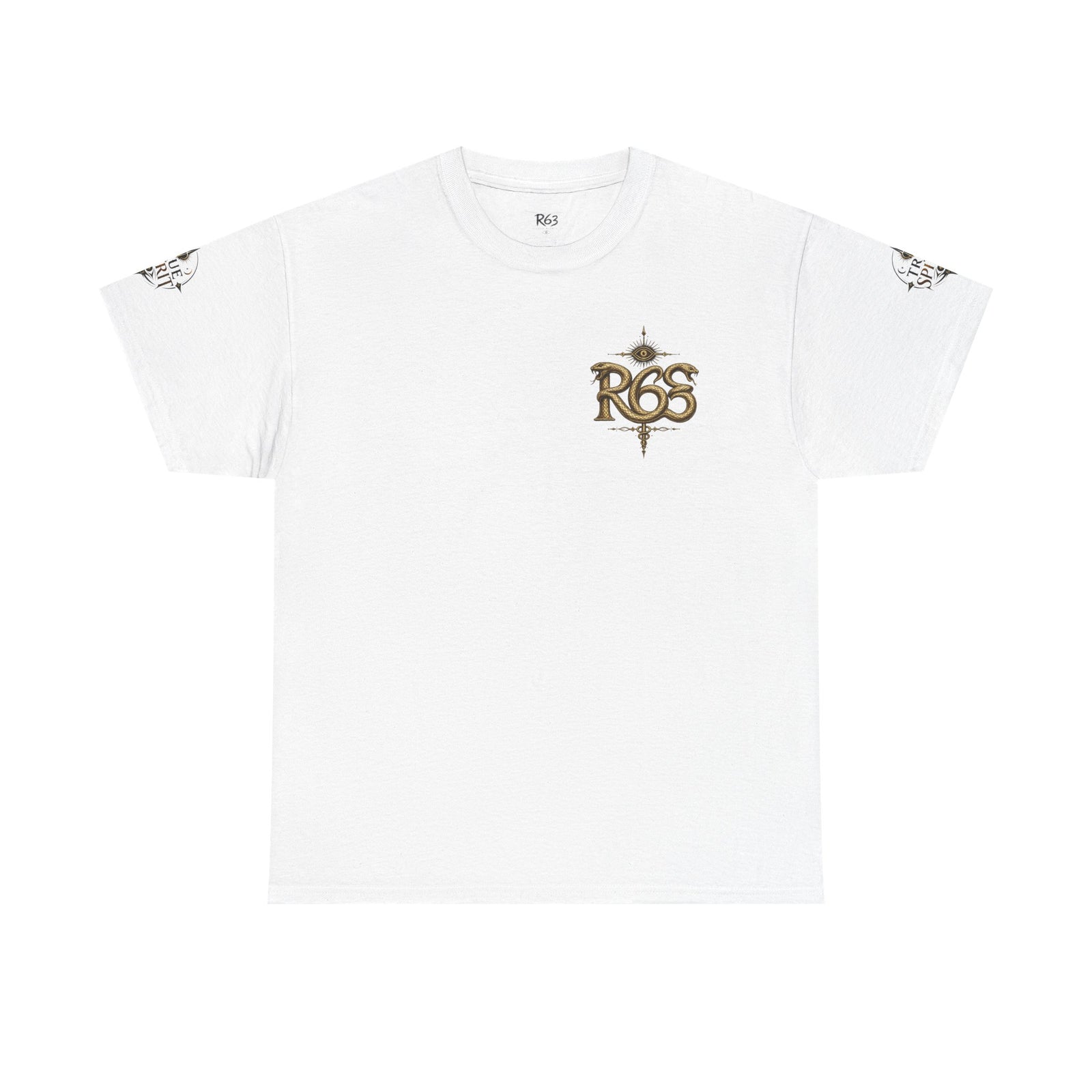 R66 Emblem T-Shirt — Nautical Compass Badge Graphic Tee