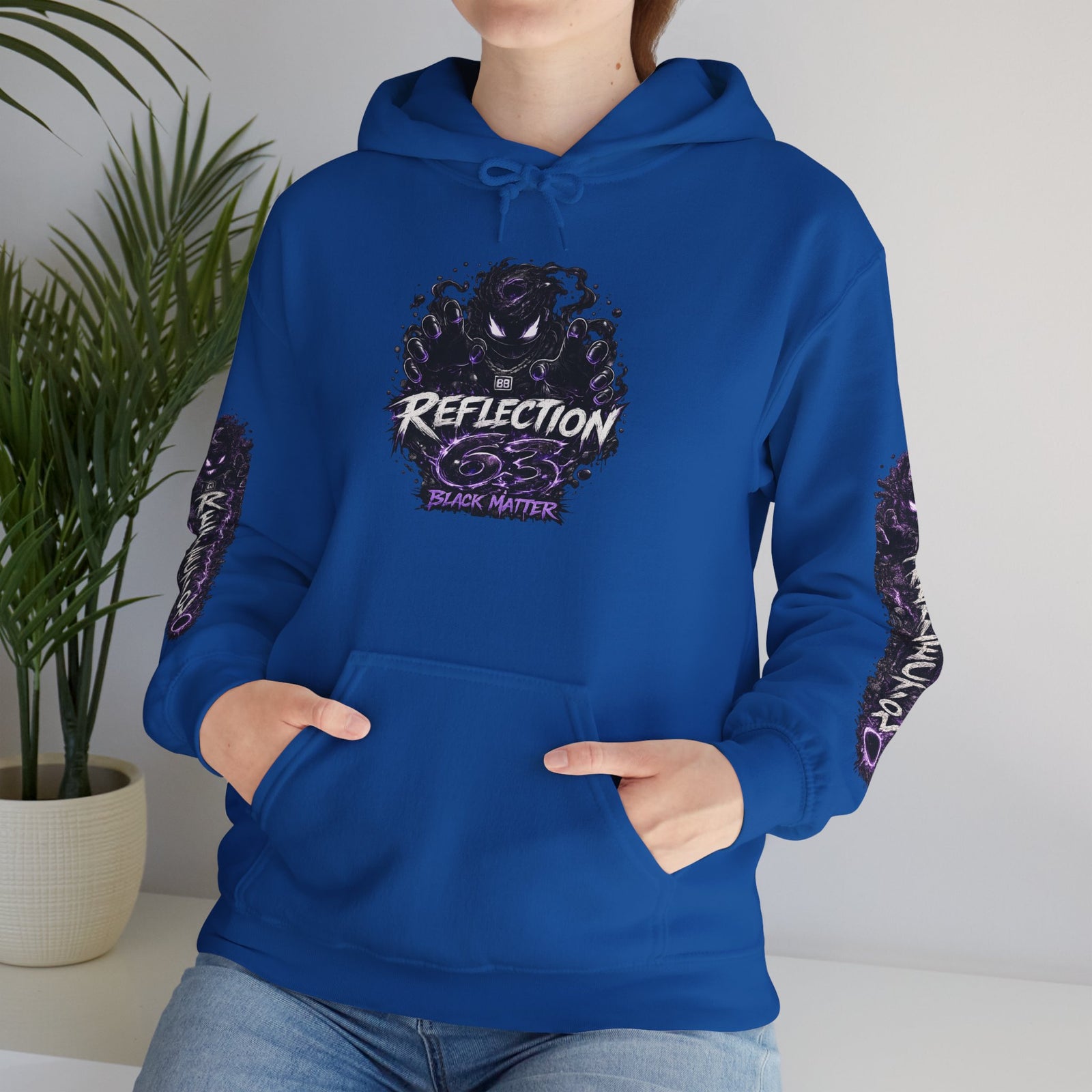Reflection 63 Black Matter Hoodie — Graphic Cosmic Pullover