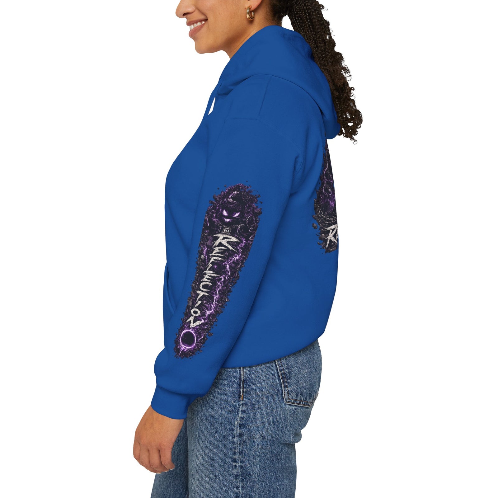 Reflection 63 Black Matter Hoodie — Graphic Cosmic Pullover