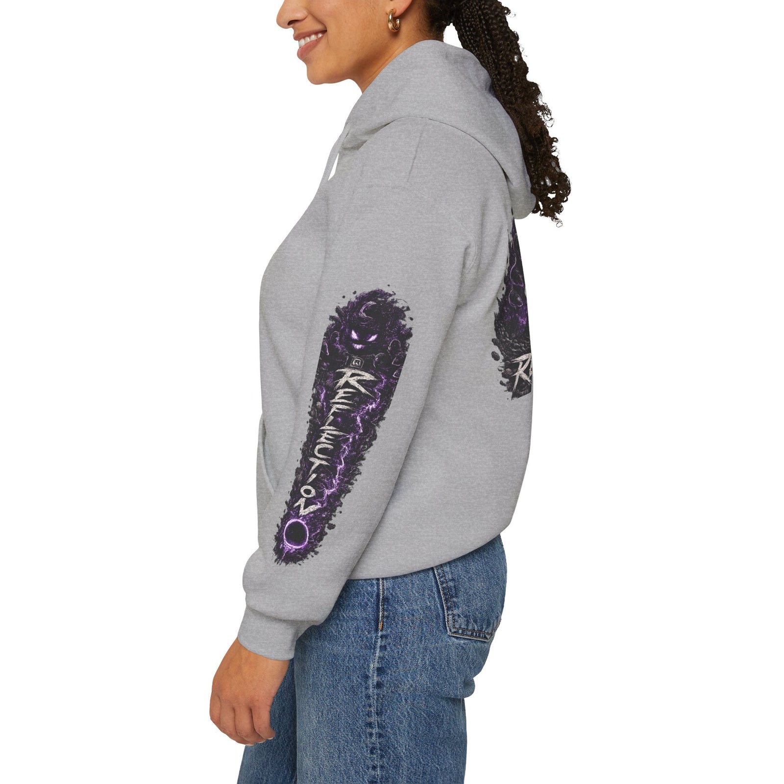 Reflection 63 Black Matter Hoodie — Graphic Cosmic Pullover