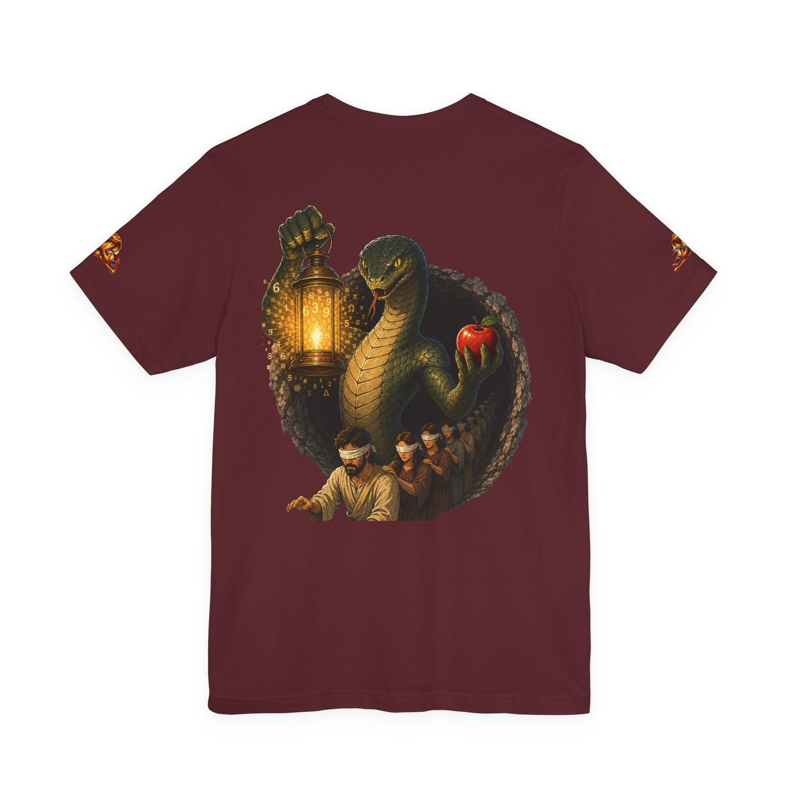Knowledge Snake Tee — 'Knowledge: Good vs Evil' Graphic T-Shirt