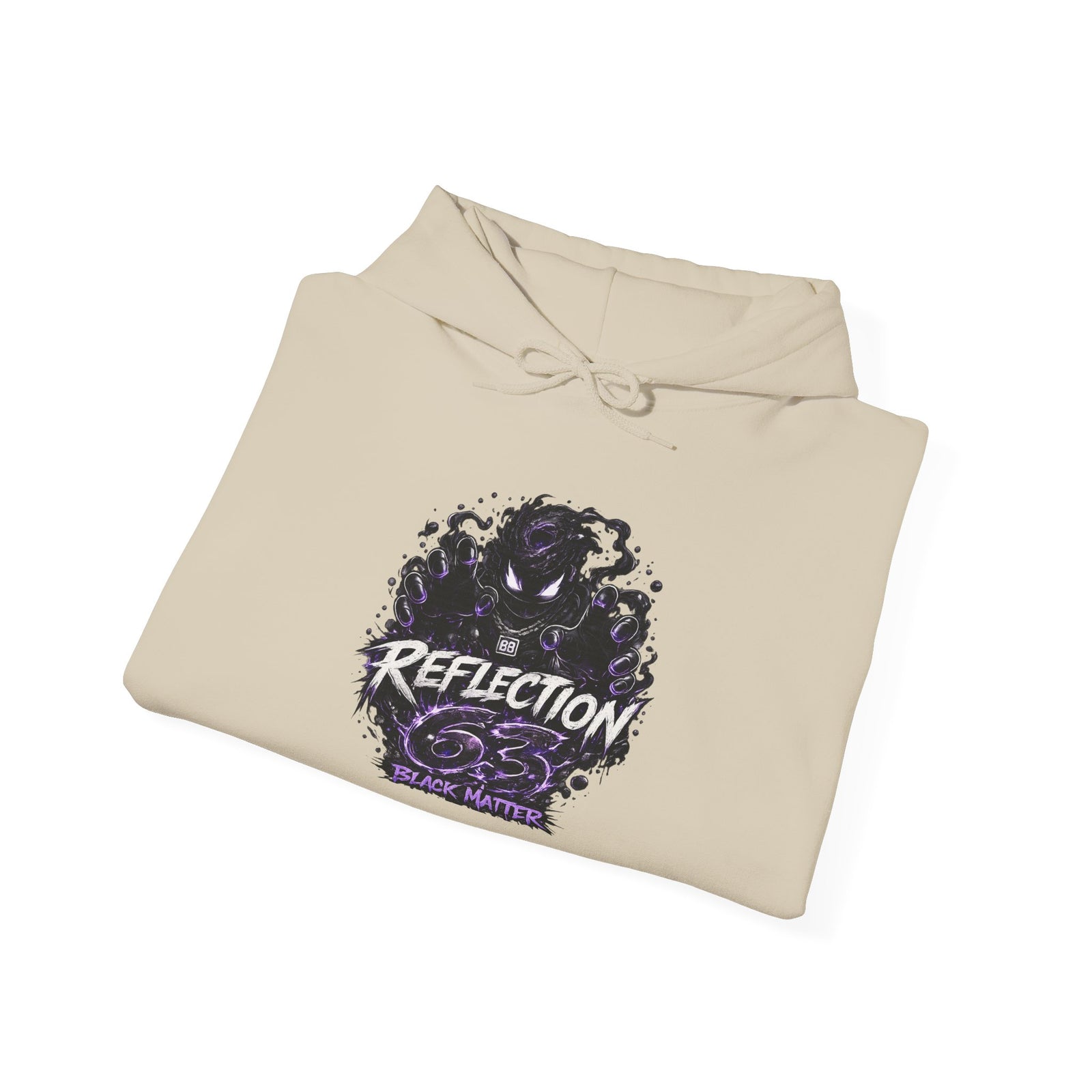 Reflection 63 Black Matter Hoodie — Graphic Cosmic Pullover