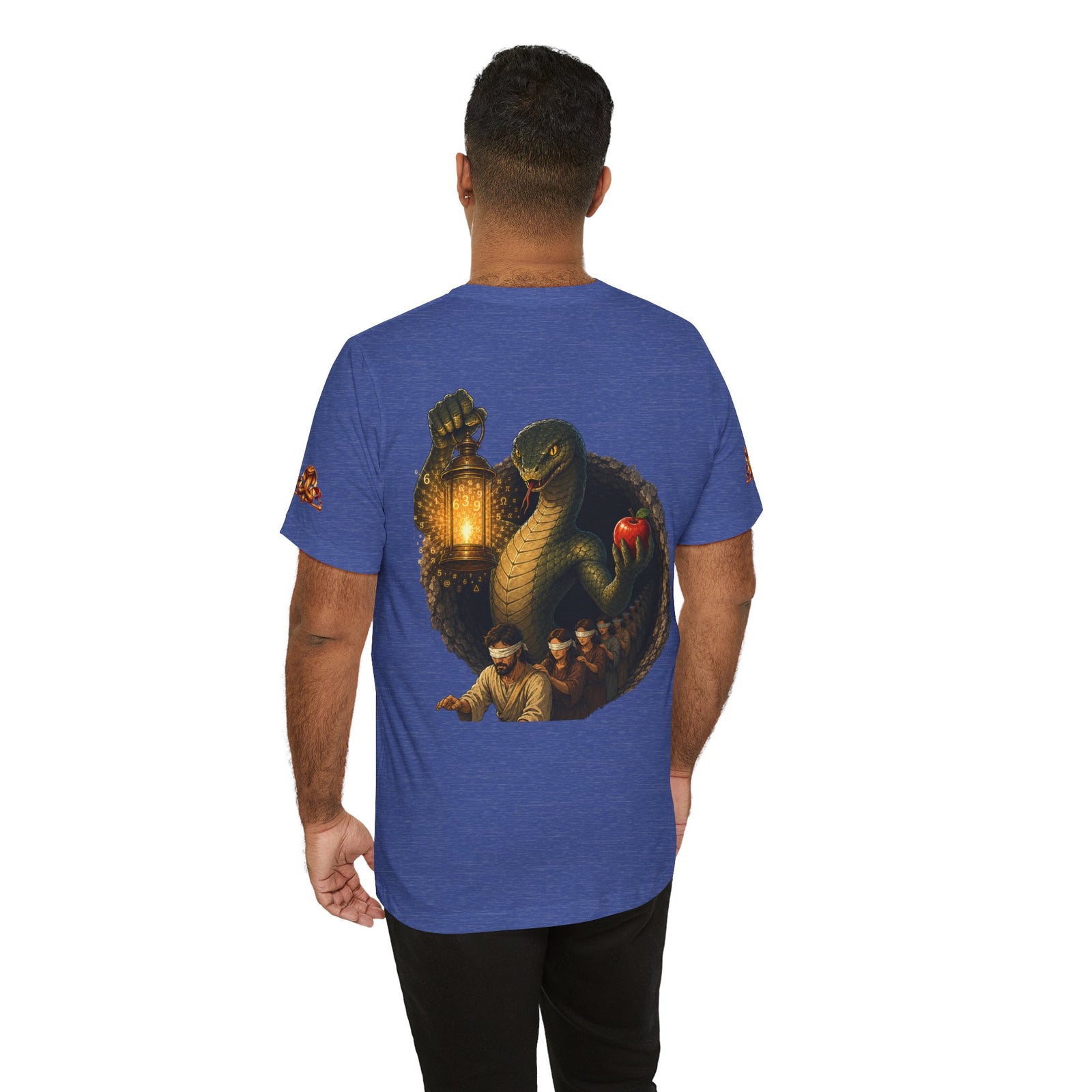 Knowledge Snake Tee — 'Knowledge: Good vs Evil' Graphic T-Shirt
