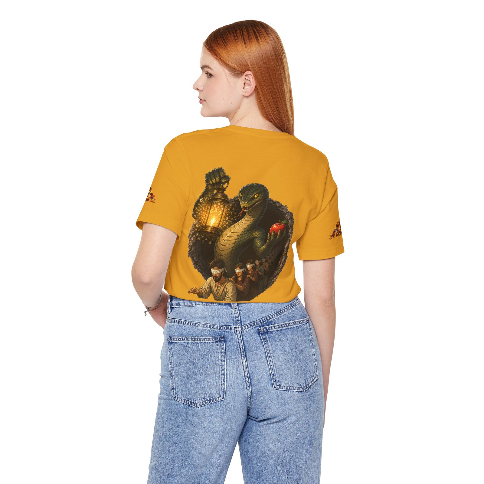 Knowledge Snake Tee — 'Knowledge: Good vs Evil' Graphic T-Shirt