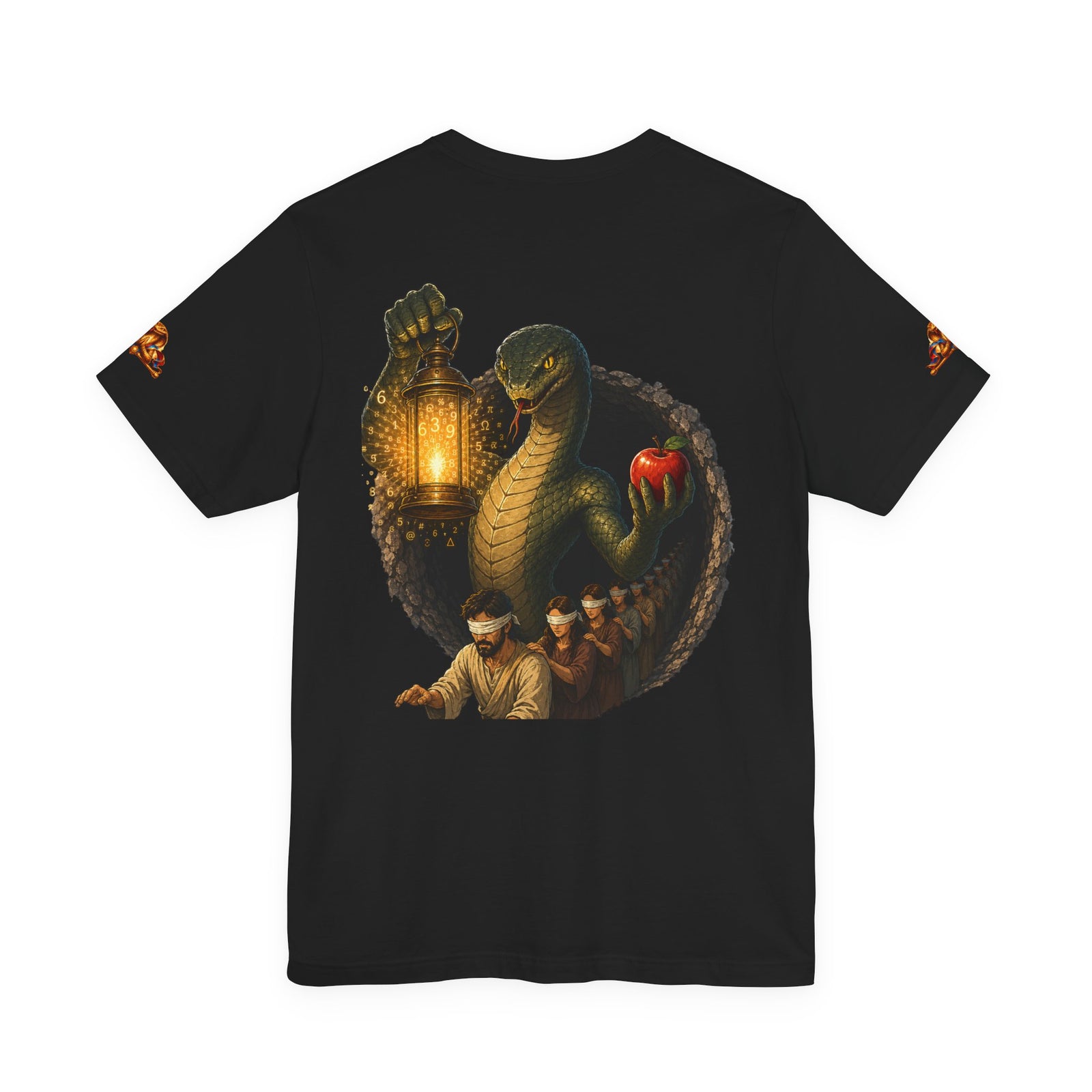 Knowledge Snake Tee — 'Knowledge: Good vs Evil' Graphic T-Shirt