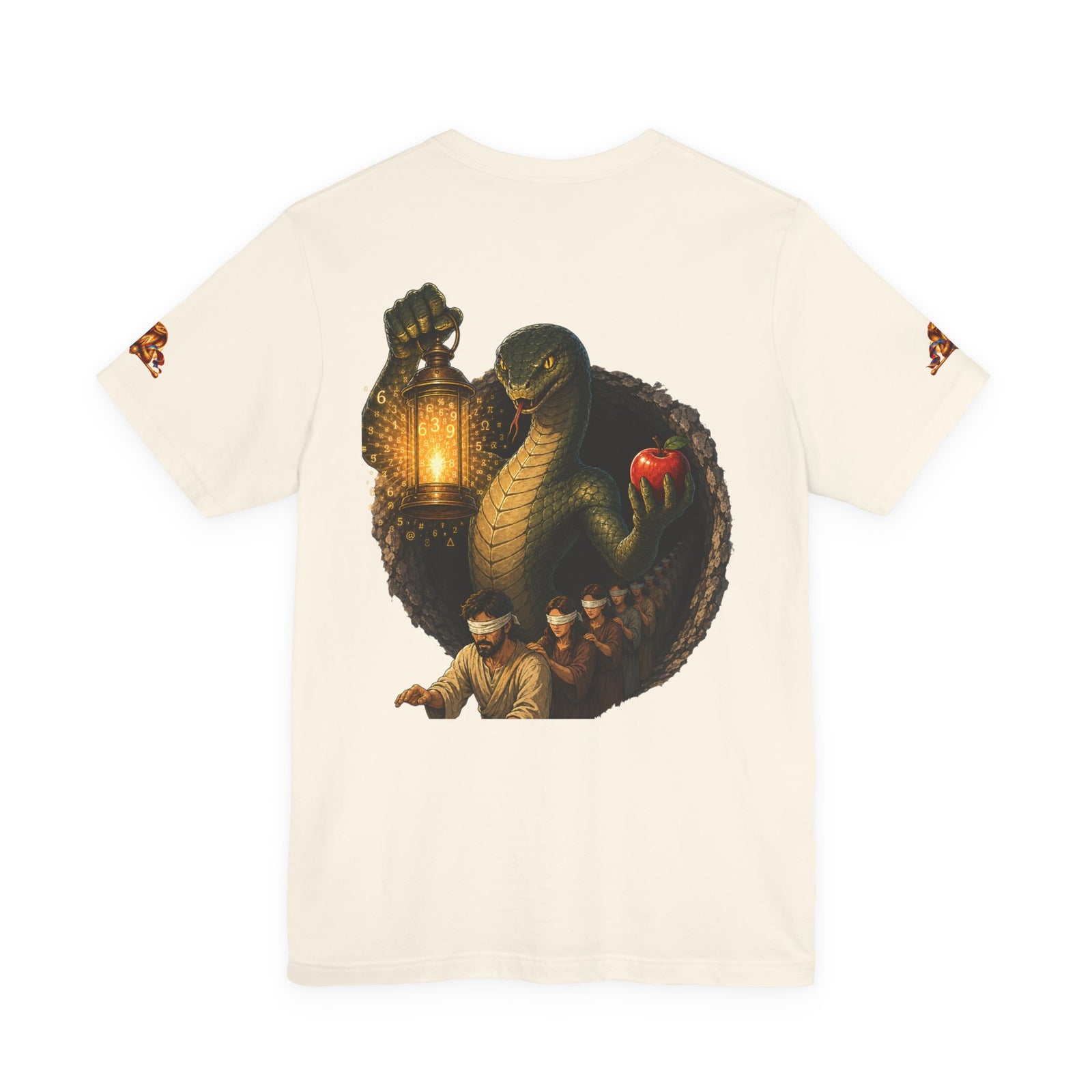 Knowledge Snake Tee — 'Knowledge: Good vs Evil' Graphic T-Shirt