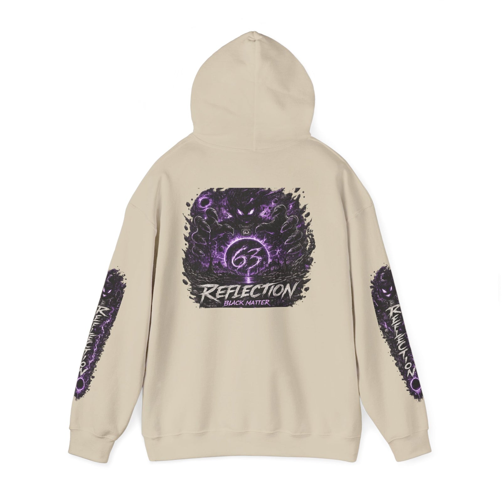 Reflection 63 Black Matter Hoodie — Graphic Cosmic Pullover