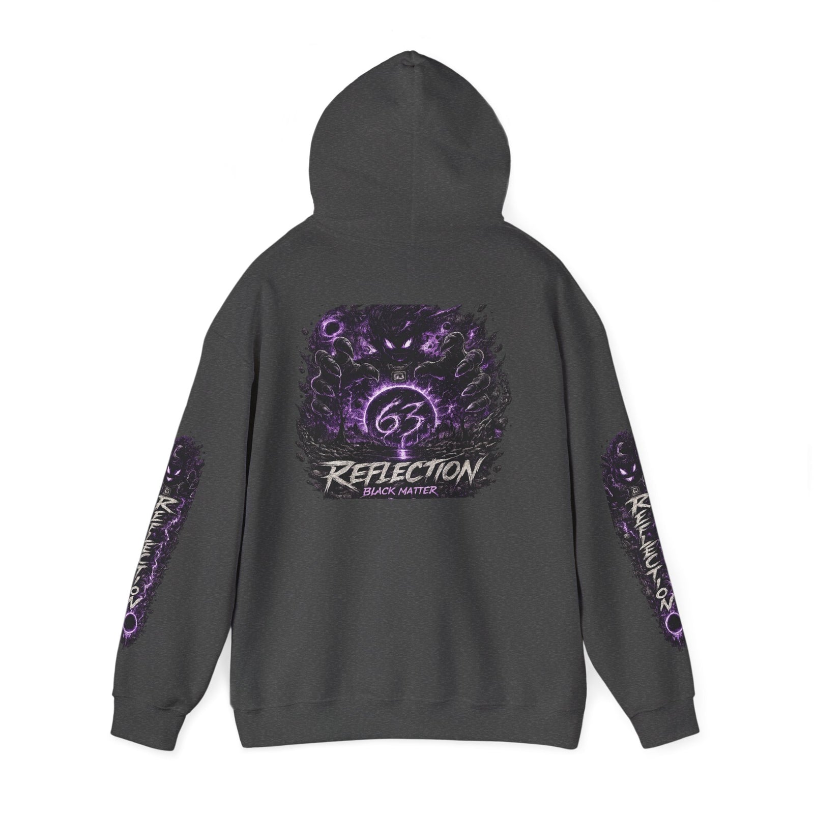 Reflection 63 Black Matter Hoodie — Graphic Cosmic Pullover