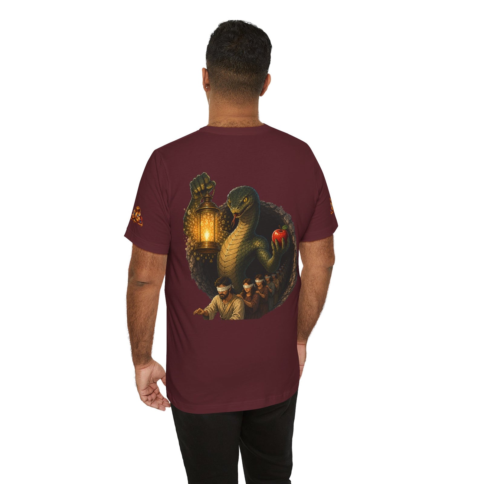 Knowledge Snake Tee — 'Knowledge: Good vs Evil' Graphic T-Shirt