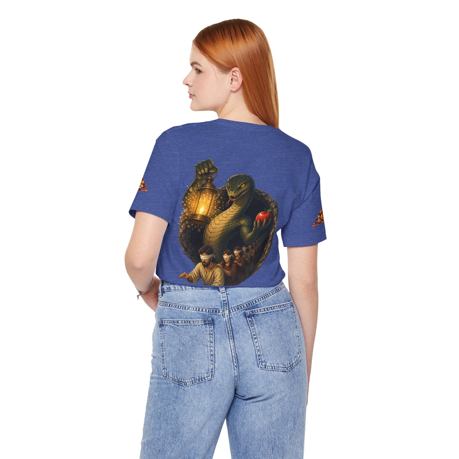 Knowledge Snake Tee — 'Knowledge: Good vs Evil' Graphic T-Shirt
