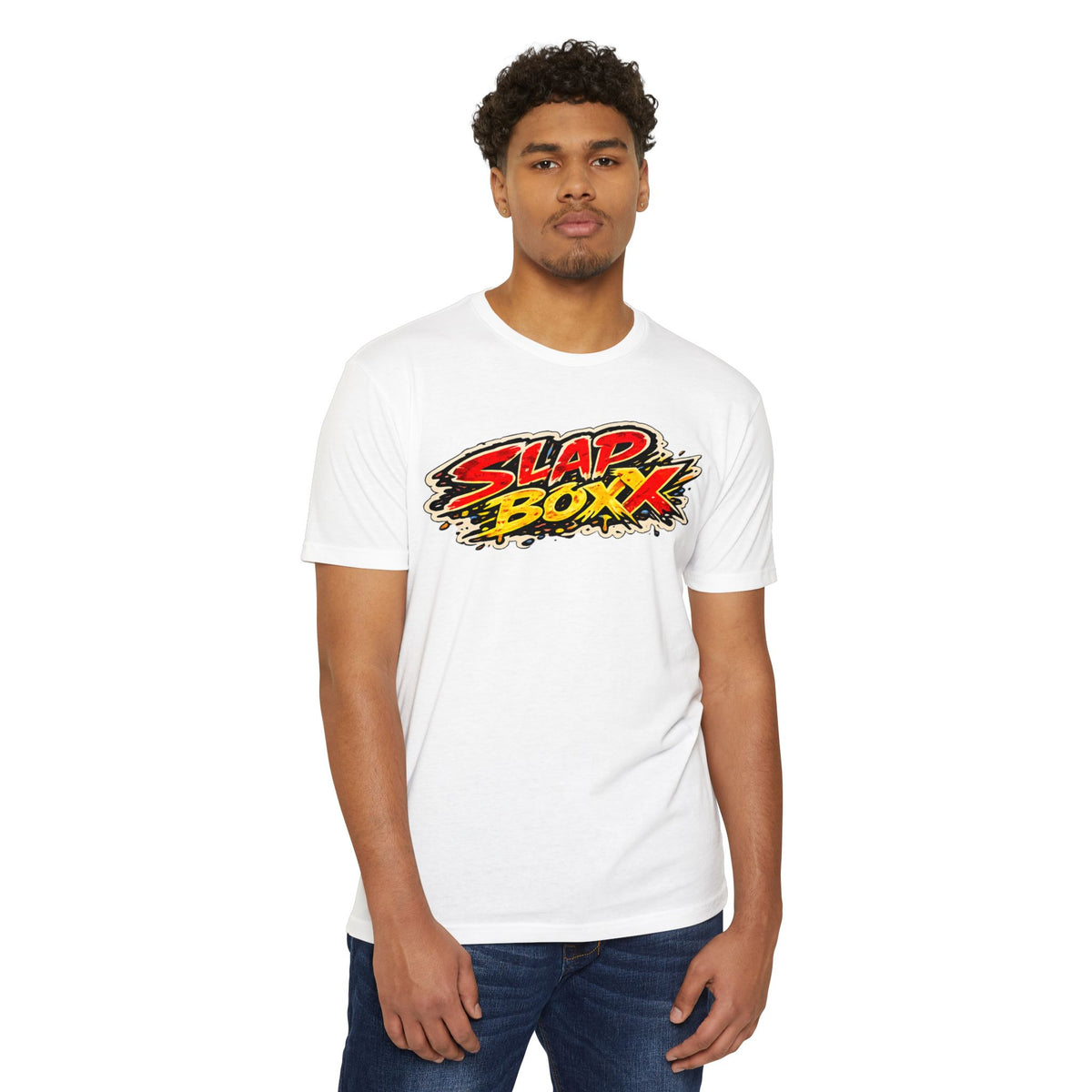Slapboxx Graphic T-Shirt — 'Reflection 63' Retro Street Art Tee
