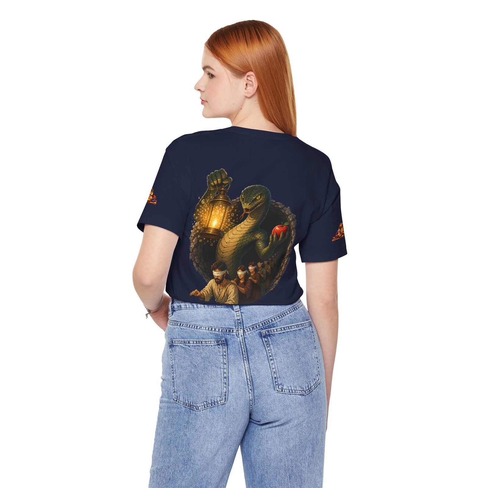 Knowledge Snake Tee — 'Knowledge: Good vs Evil' Graphic T-Shirt