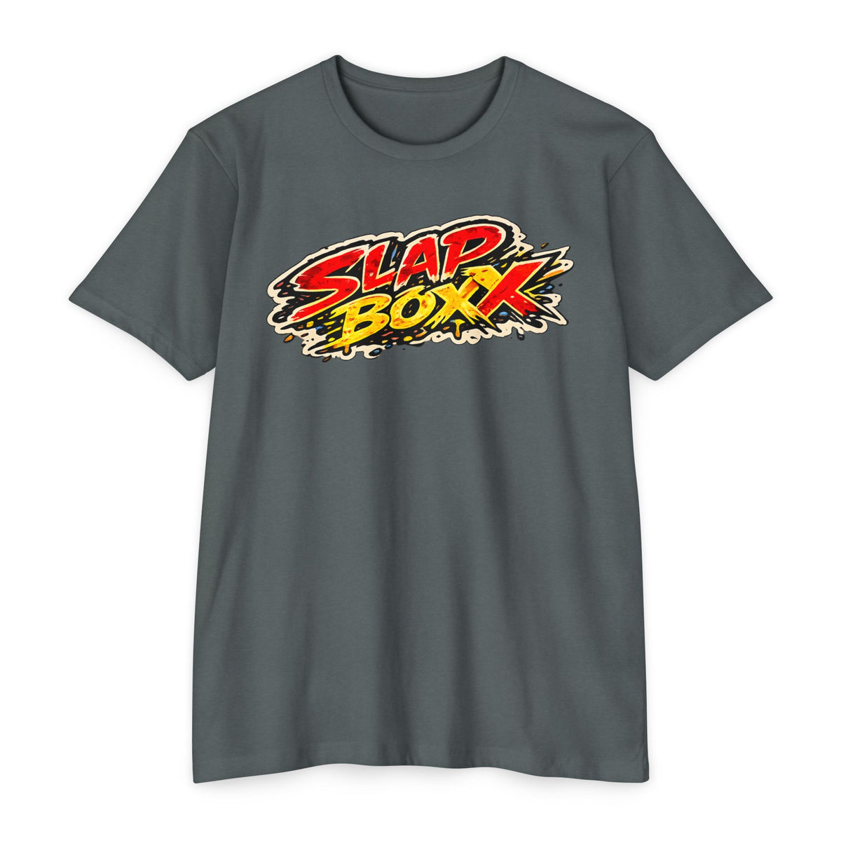 Slapboxx Graphic T-Shirt — 'Reflection 63' Retro Street Art Tee