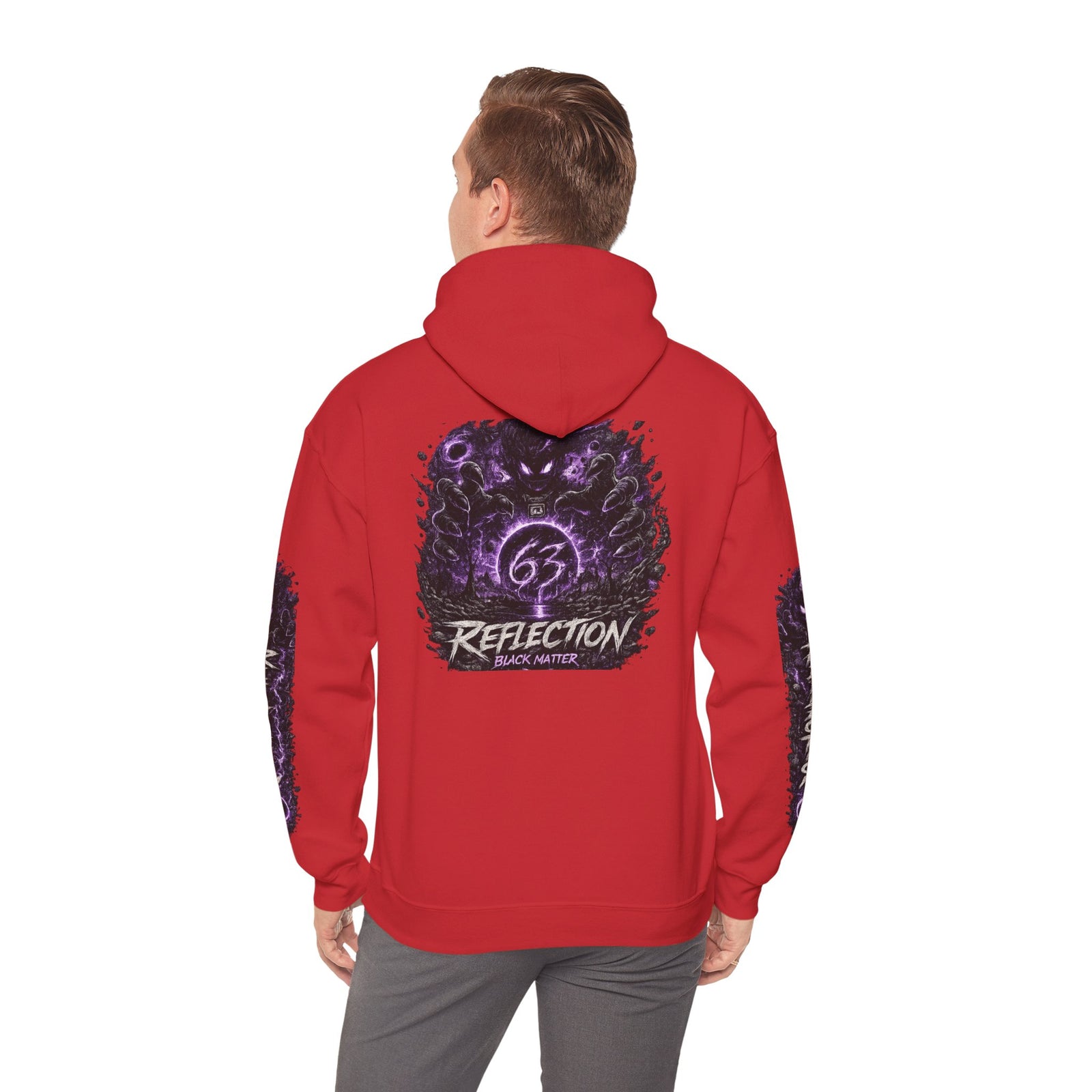 Reflection 63 Black Matter Hoodie — Graphic Cosmic Pullover