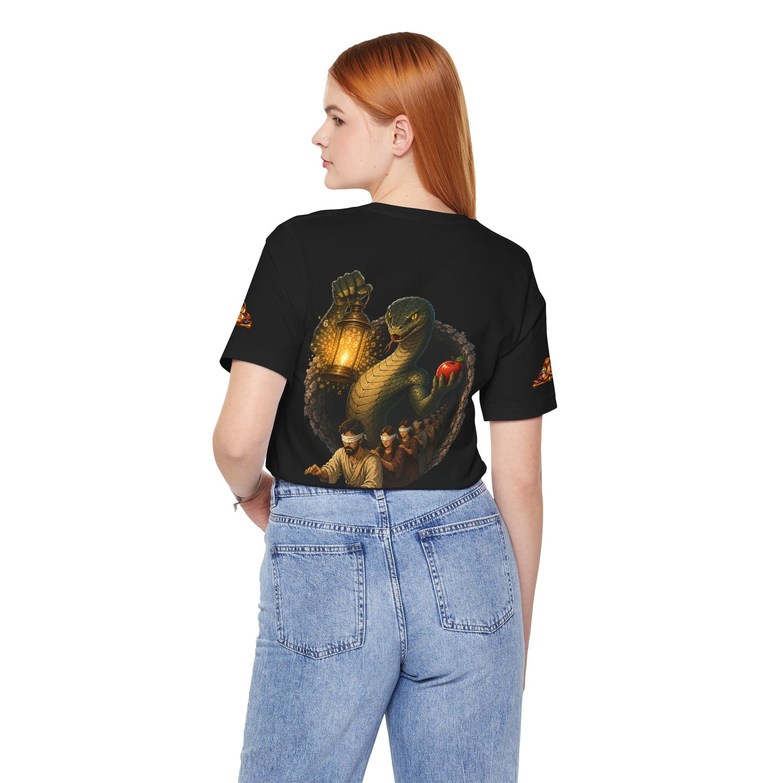 Knowledge Snake Tee — 'Knowledge: Good vs Evil' Graphic T-Shirt