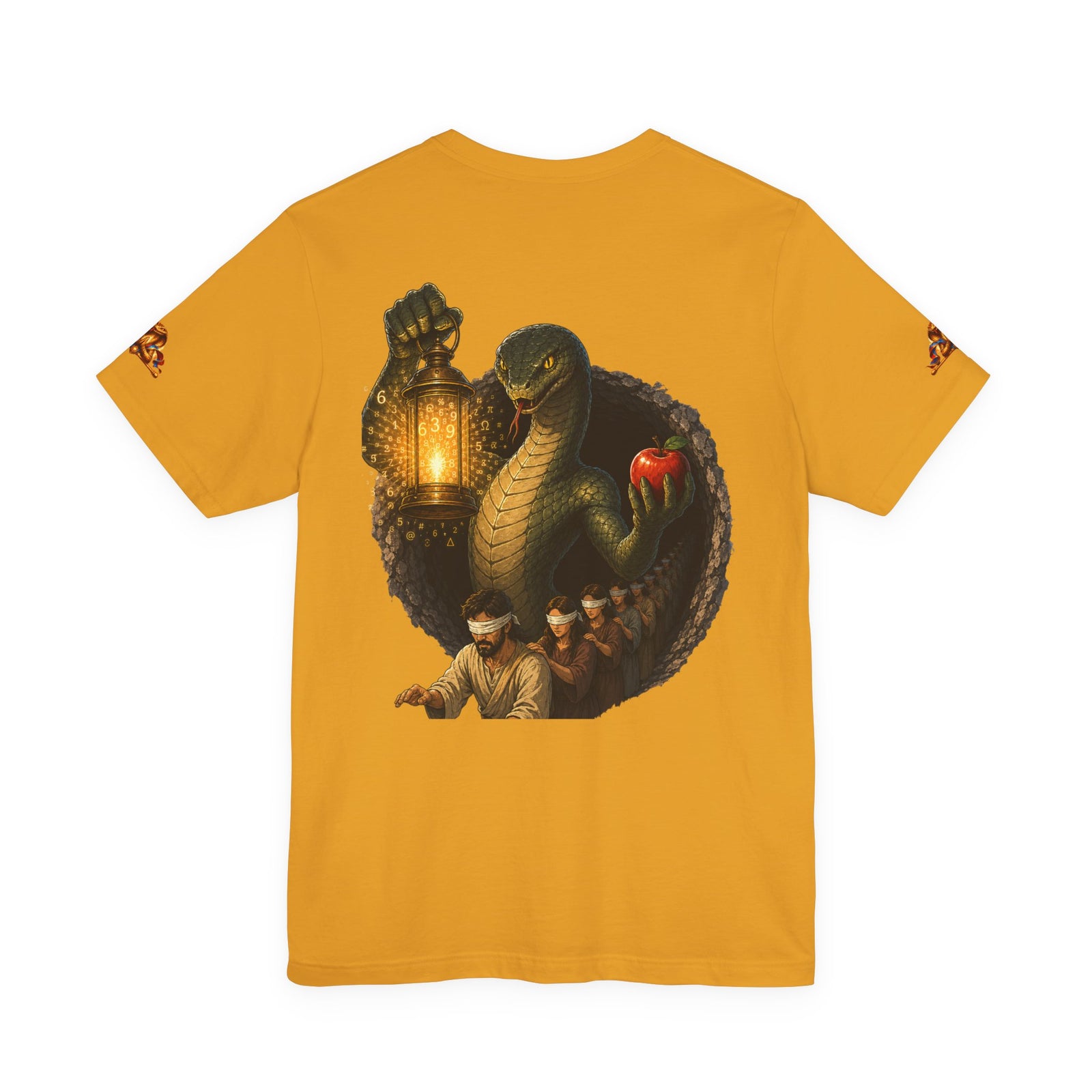Knowledge Snake Tee — 'Knowledge: Good vs Evil' Graphic T-Shirt