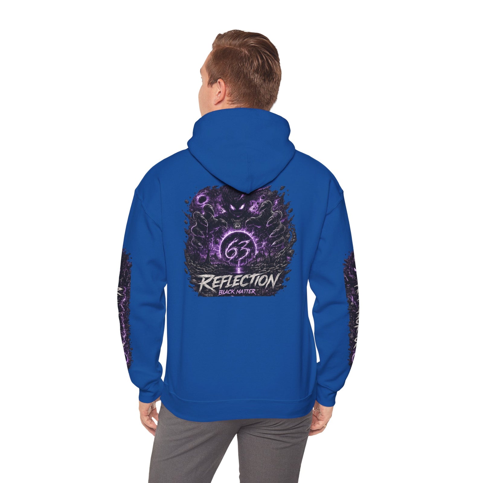 Reflection 63 Black Matter Hoodie — Graphic Cosmic Pullover