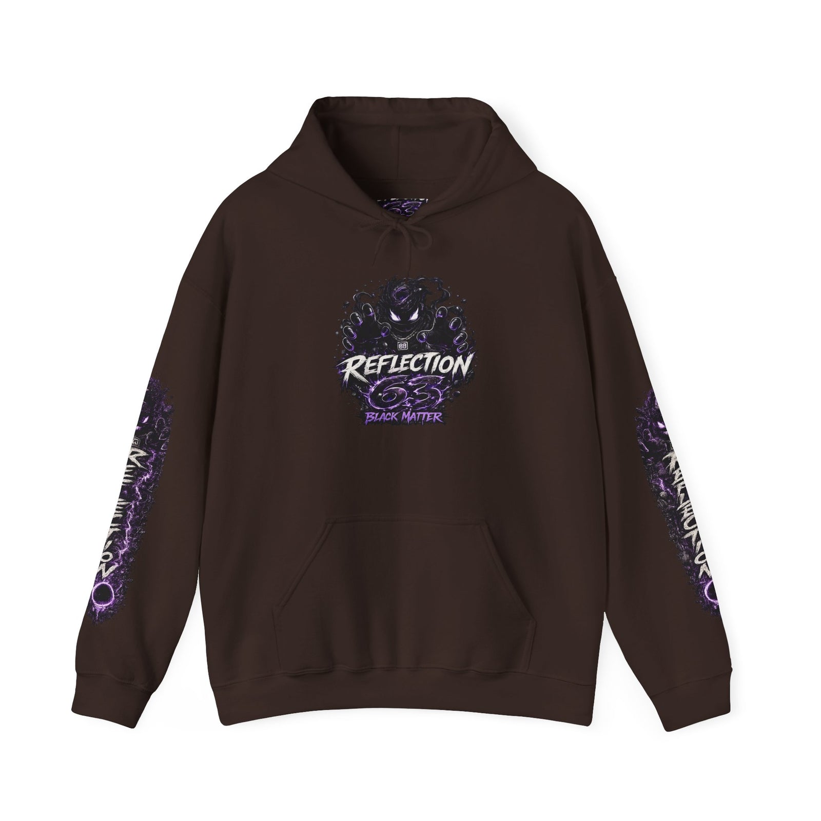 Reflection 63 Black Matter Hoodie — Graphic Cosmic Pullover