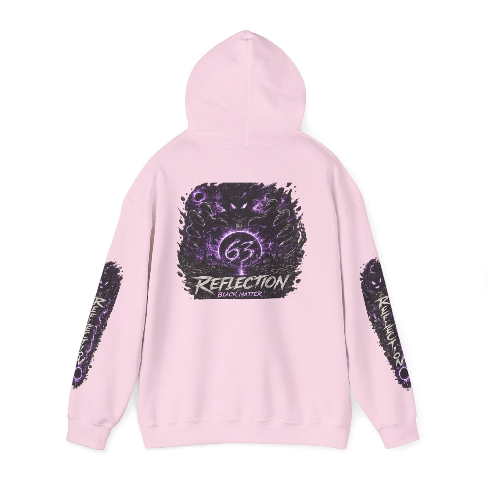 Reflection 63 Black Matter Hoodie — Graphic Cosmic Pullover