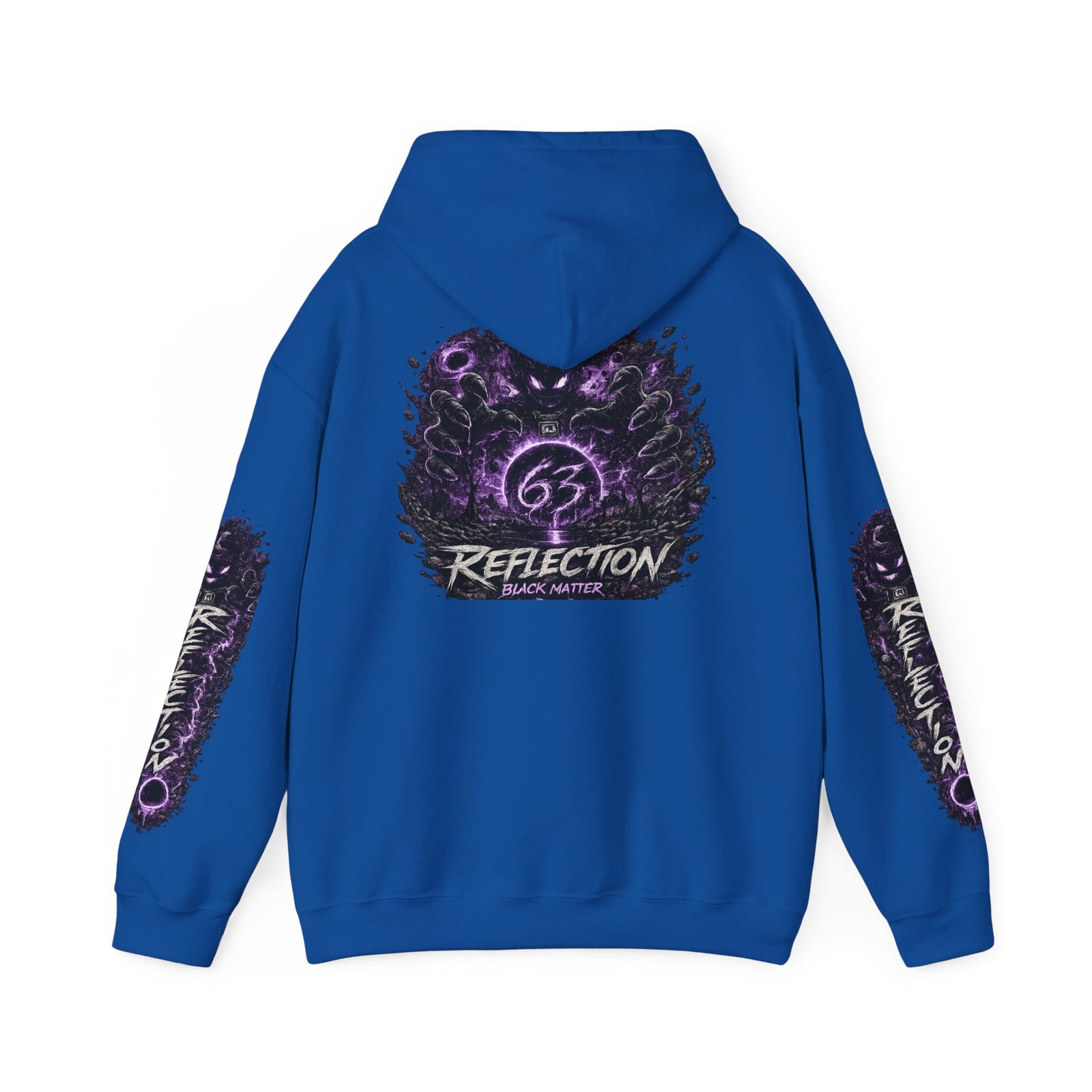 Reflection 63 Black Matter Hoodie — Graphic Cosmic Pullover