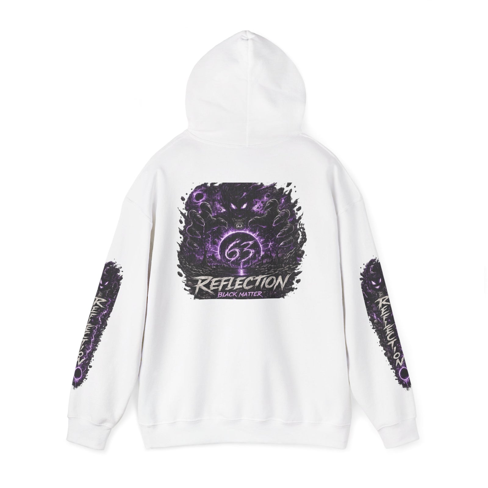 Reflection 63 Black Matter Hoodie — Graphic Cosmic Pullover