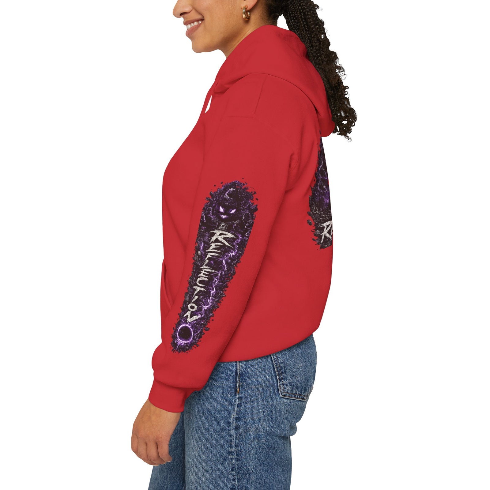 Reflection 63 Black Matter Hoodie — Graphic Cosmic Pullover