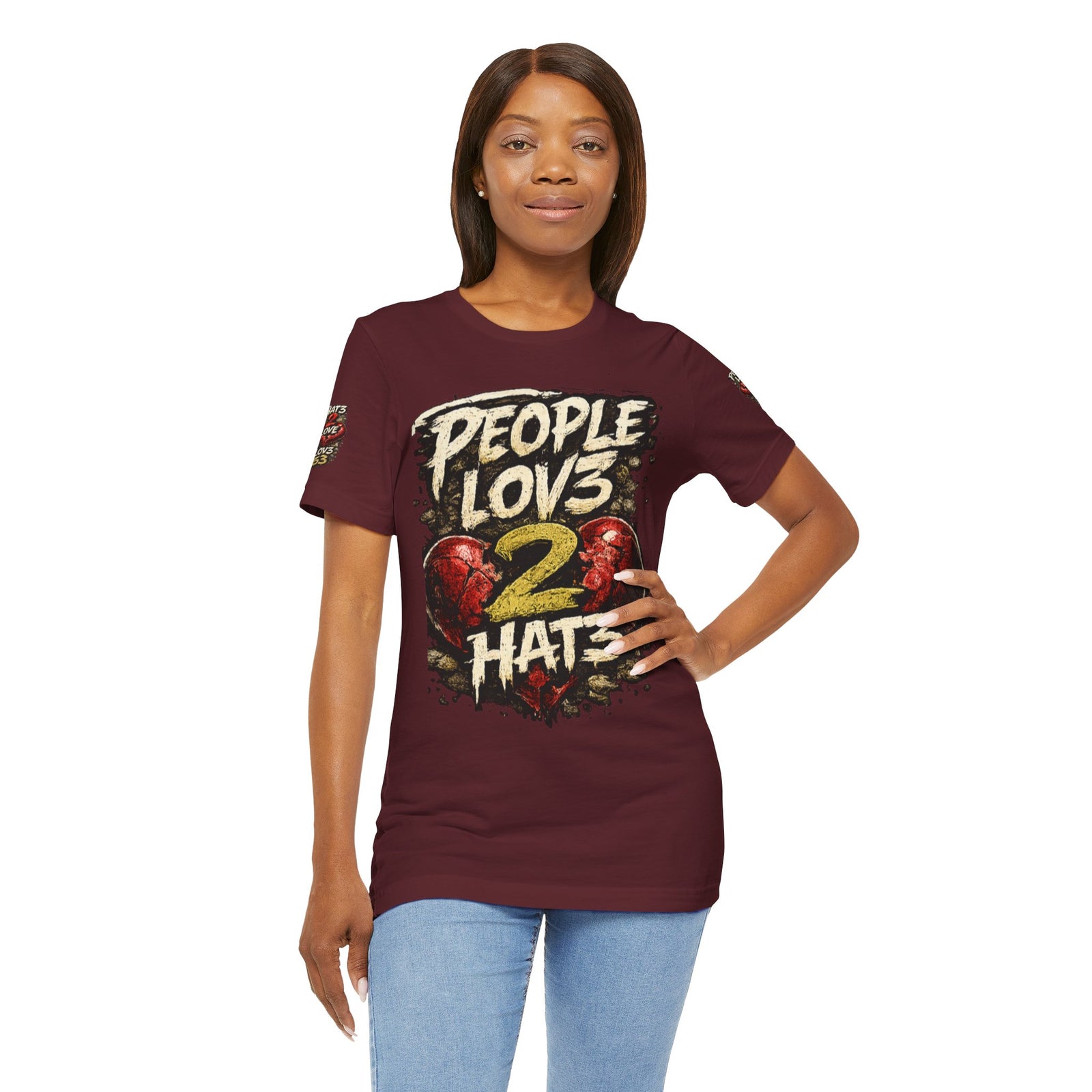 People Lov3 2 Hat3 Graphic Tee