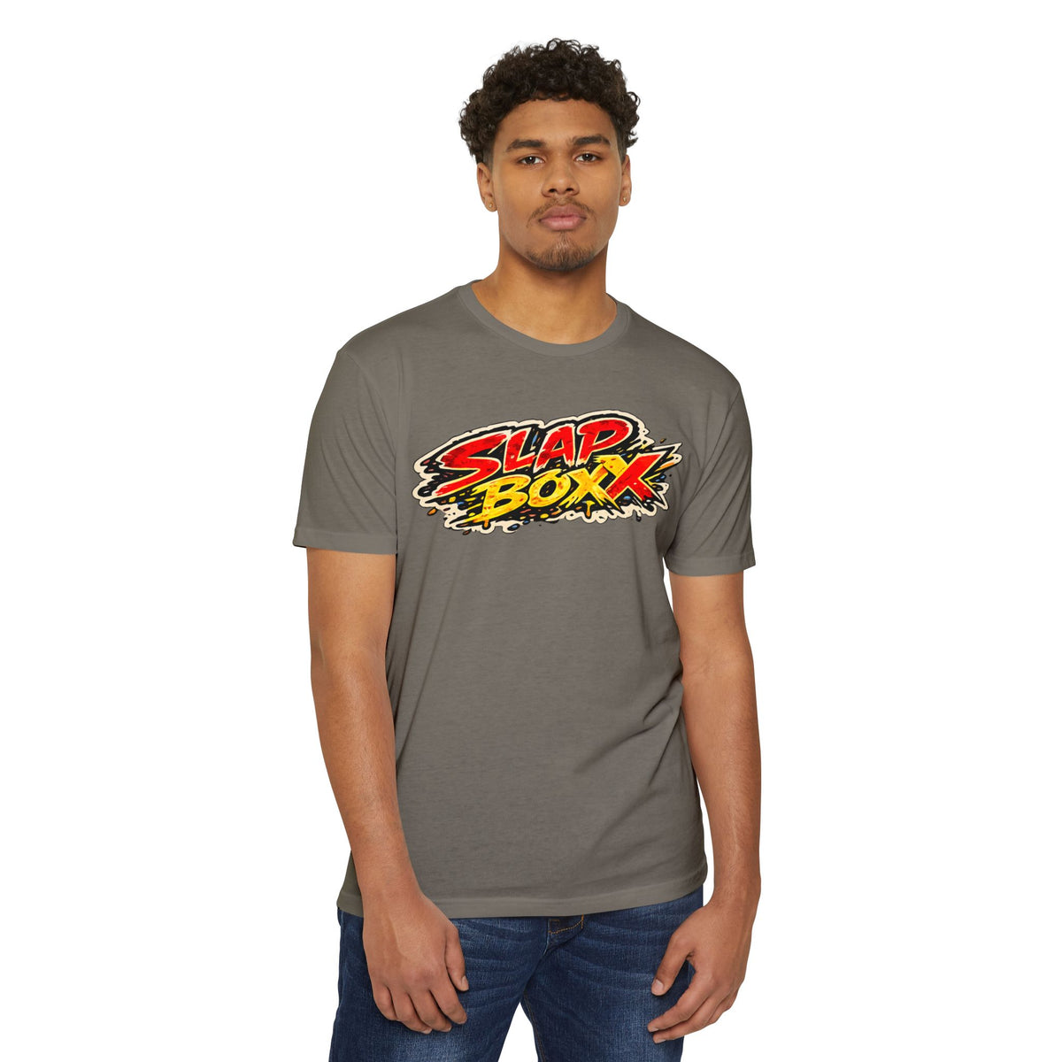 Slapboxx Graphic T-Shirt — 'Reflection 63' Retro Street Art Tee