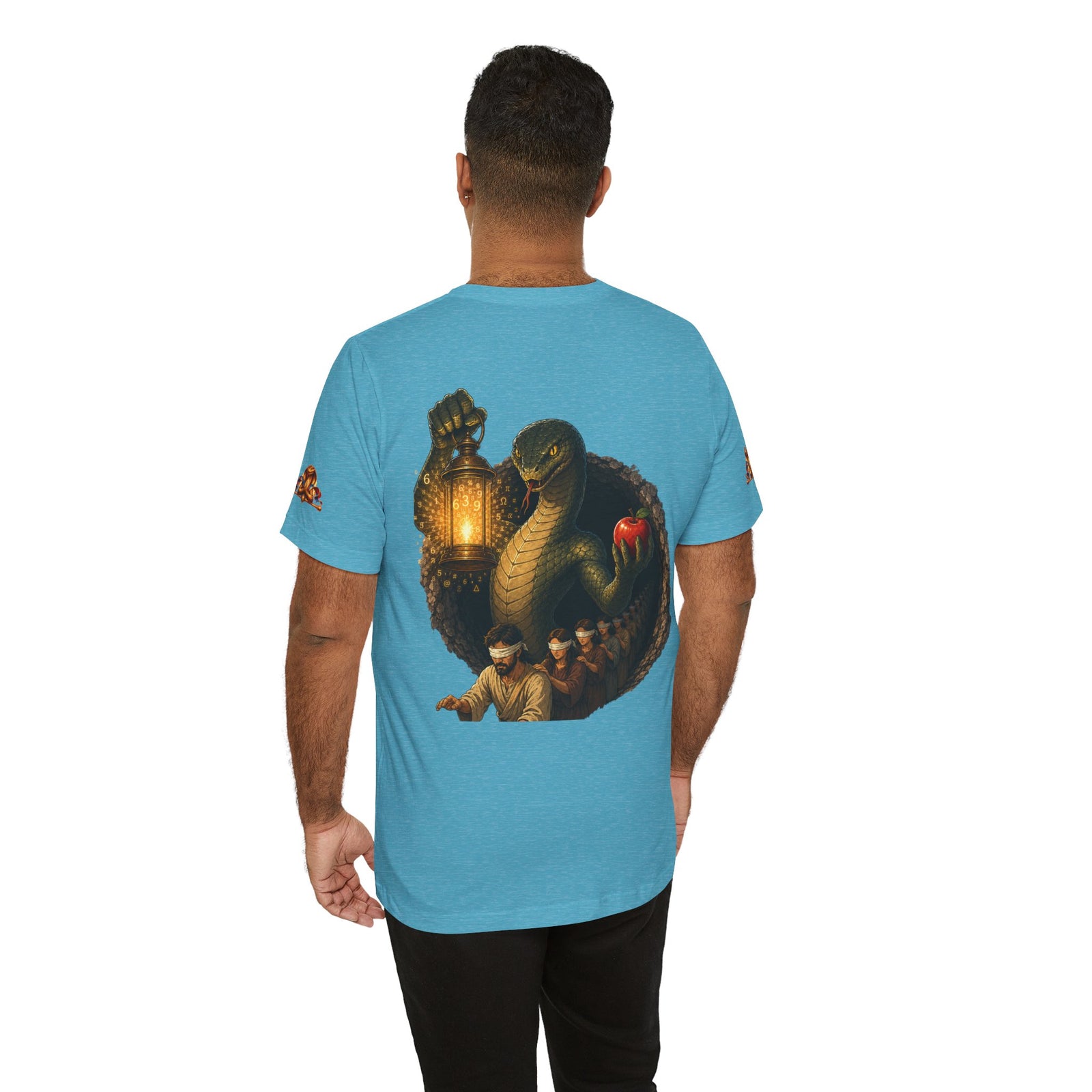 Knowledge Snake Tee — 'Knowledge: Good vs Evil' Graphic T-Shirt