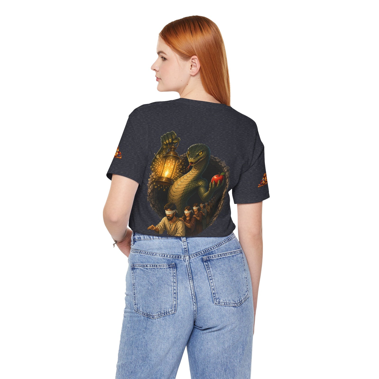 Knowledge Snake Tee — 'Knowledge: Good vs Evil' Graphic T-Shirt