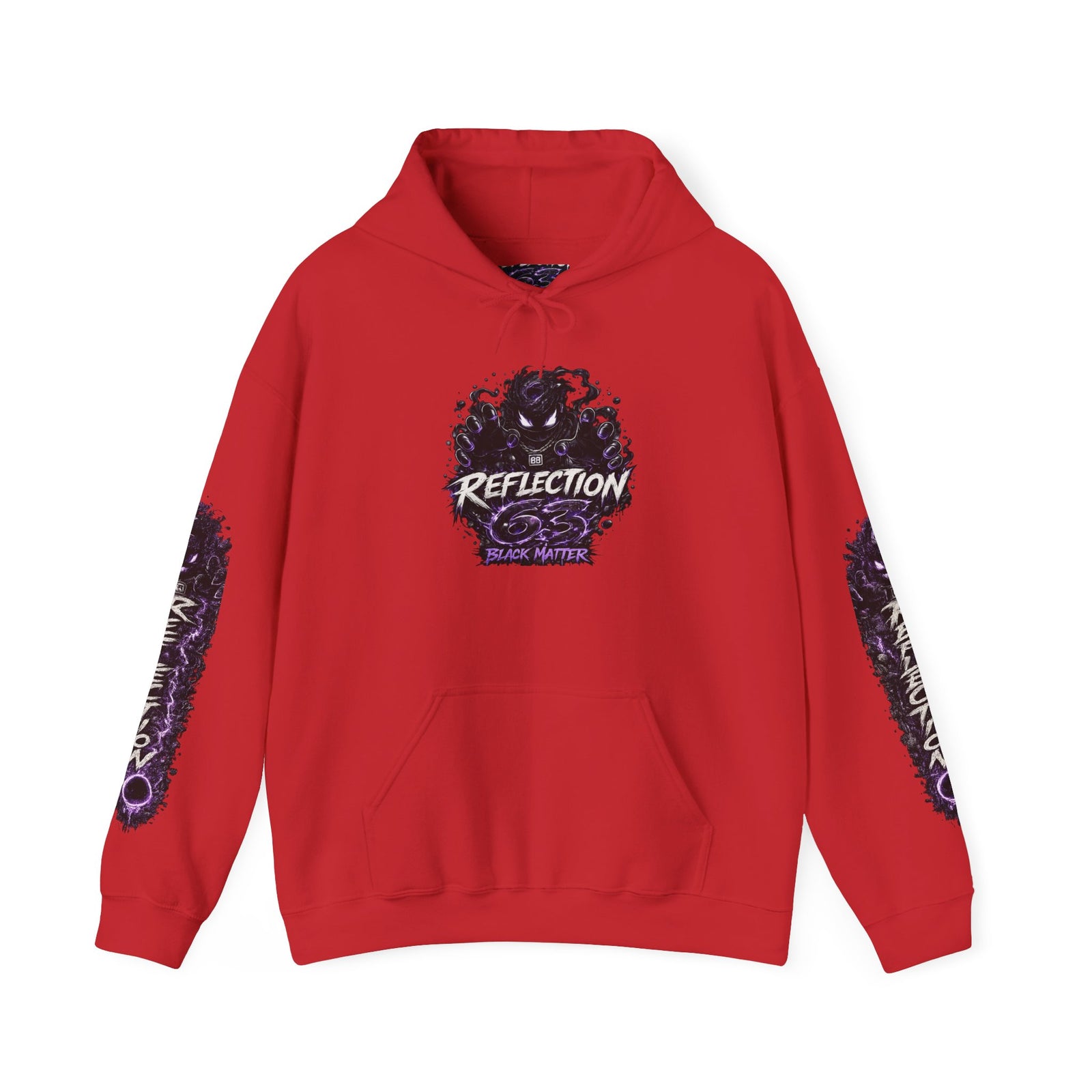 Reflection 63 Black Matter Hoodie — Graphic Cosmic Pullover