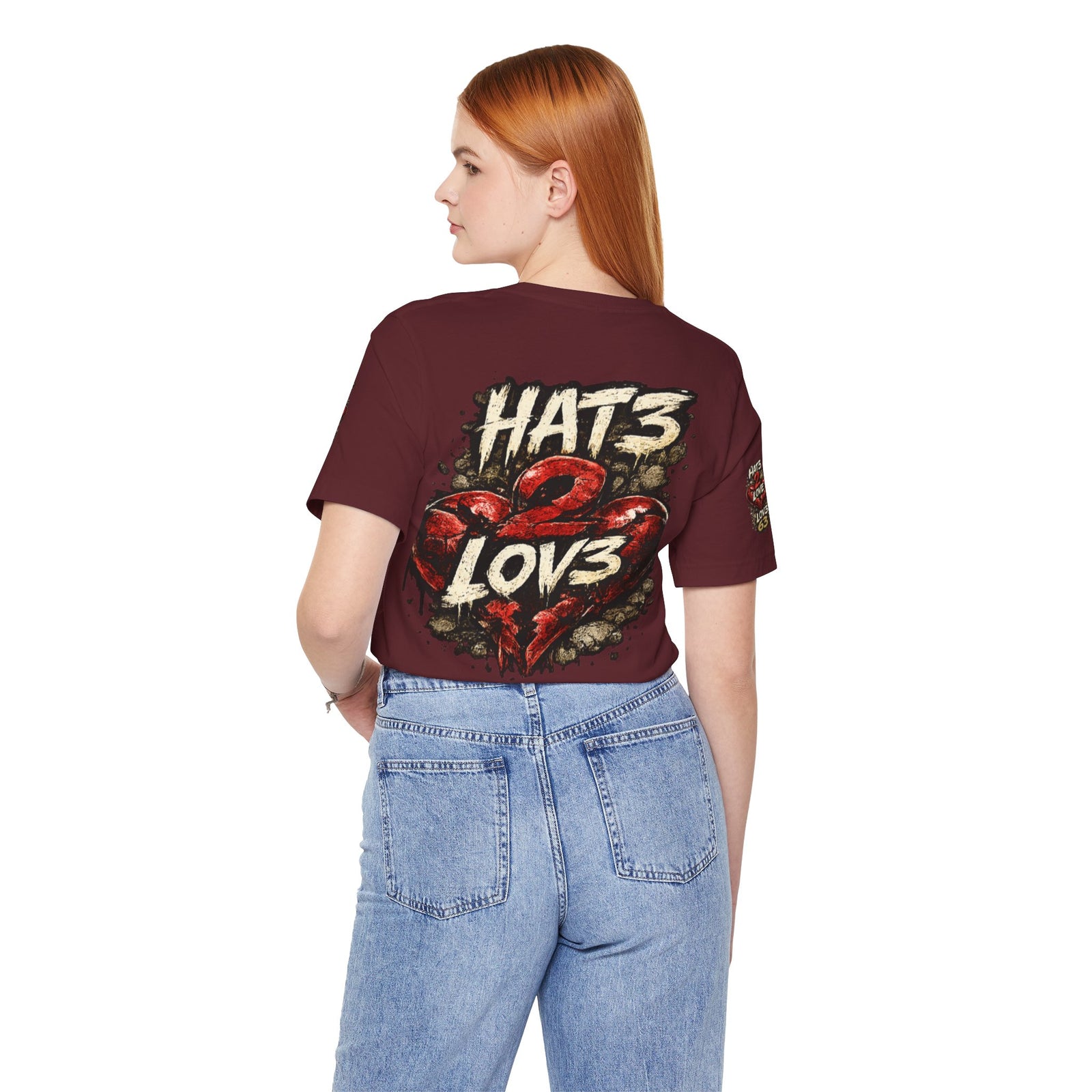 People Lov3 2 Hat3 Graphic Tee
