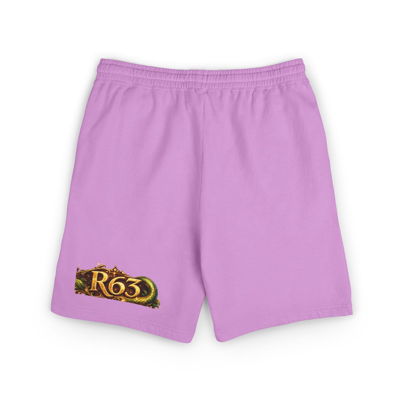 Mythic Yoga Sweat Shorts — Serpent & Warrior Graphic Fleece Shorts