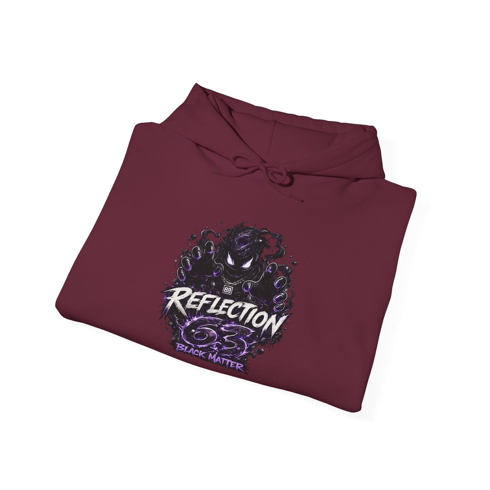 Reflection 63 Black Matter Hoodie — Graphic Cosmic Pullover