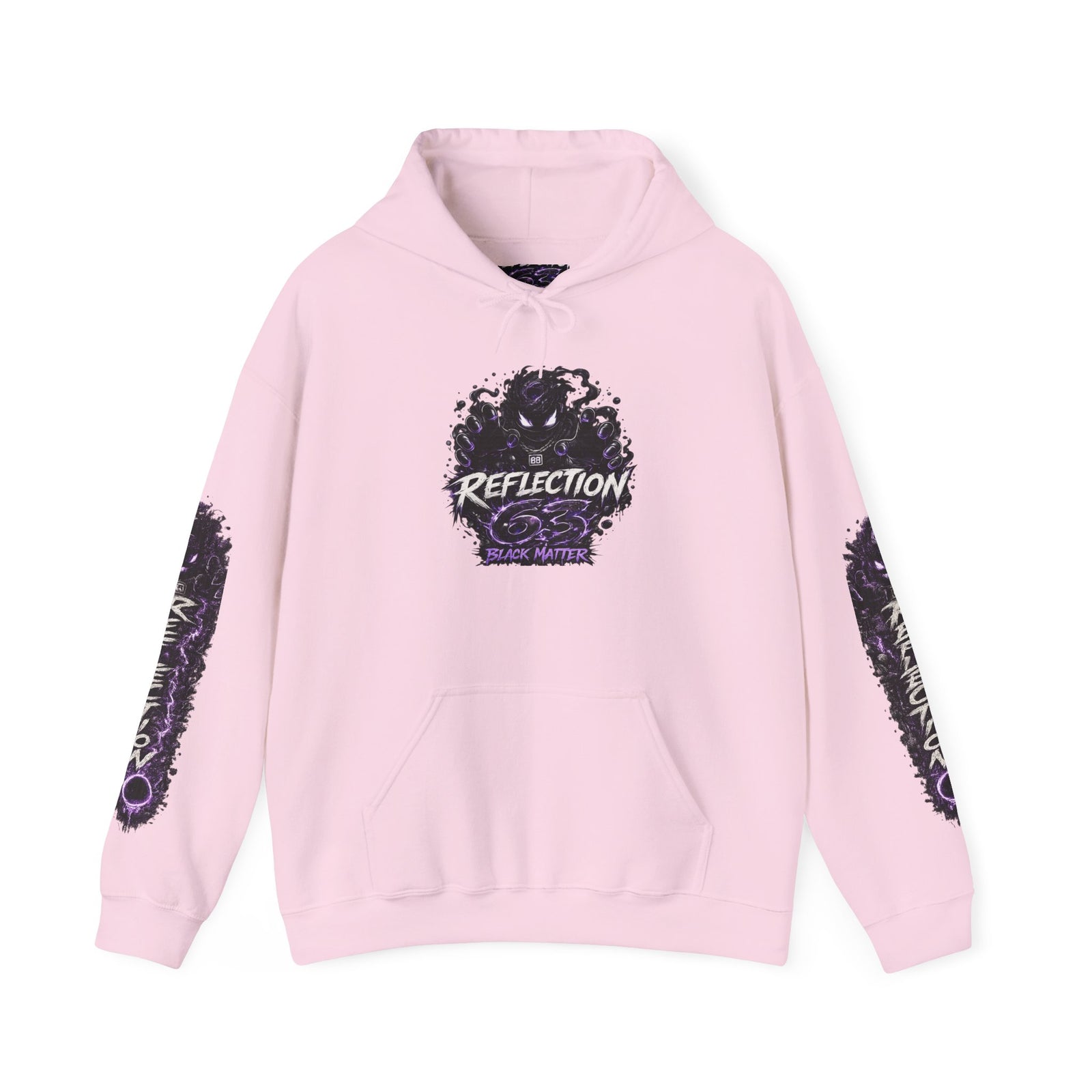 Reflection 63 Black Matter Hoodie — Graphic Cosmic Pullover