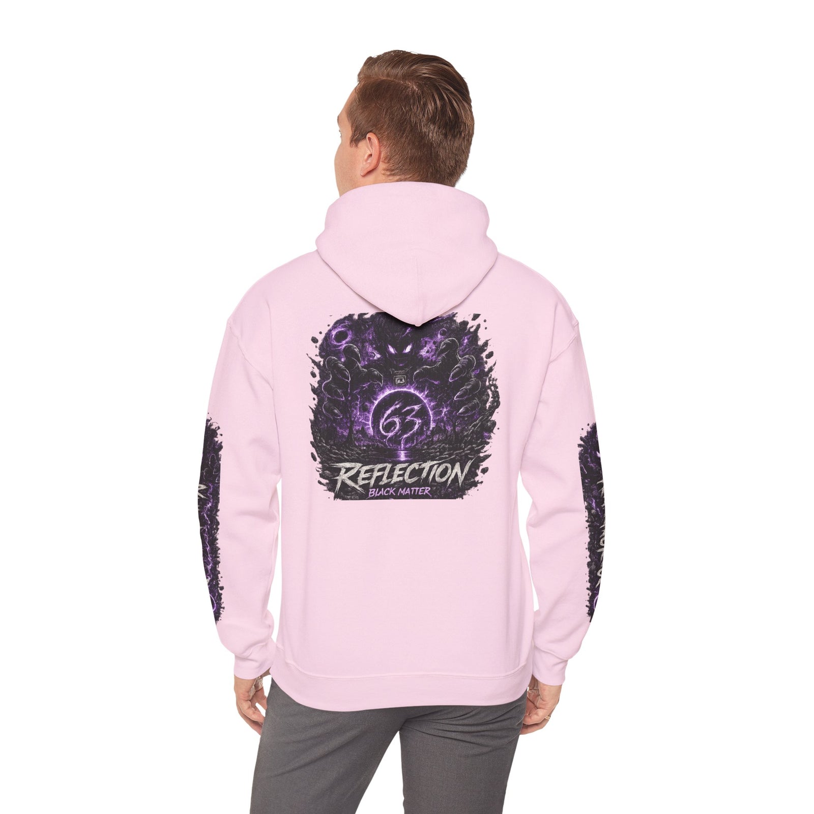 Reflection 63 Black Matter Hoodie — Graphic Cosmic Pullover