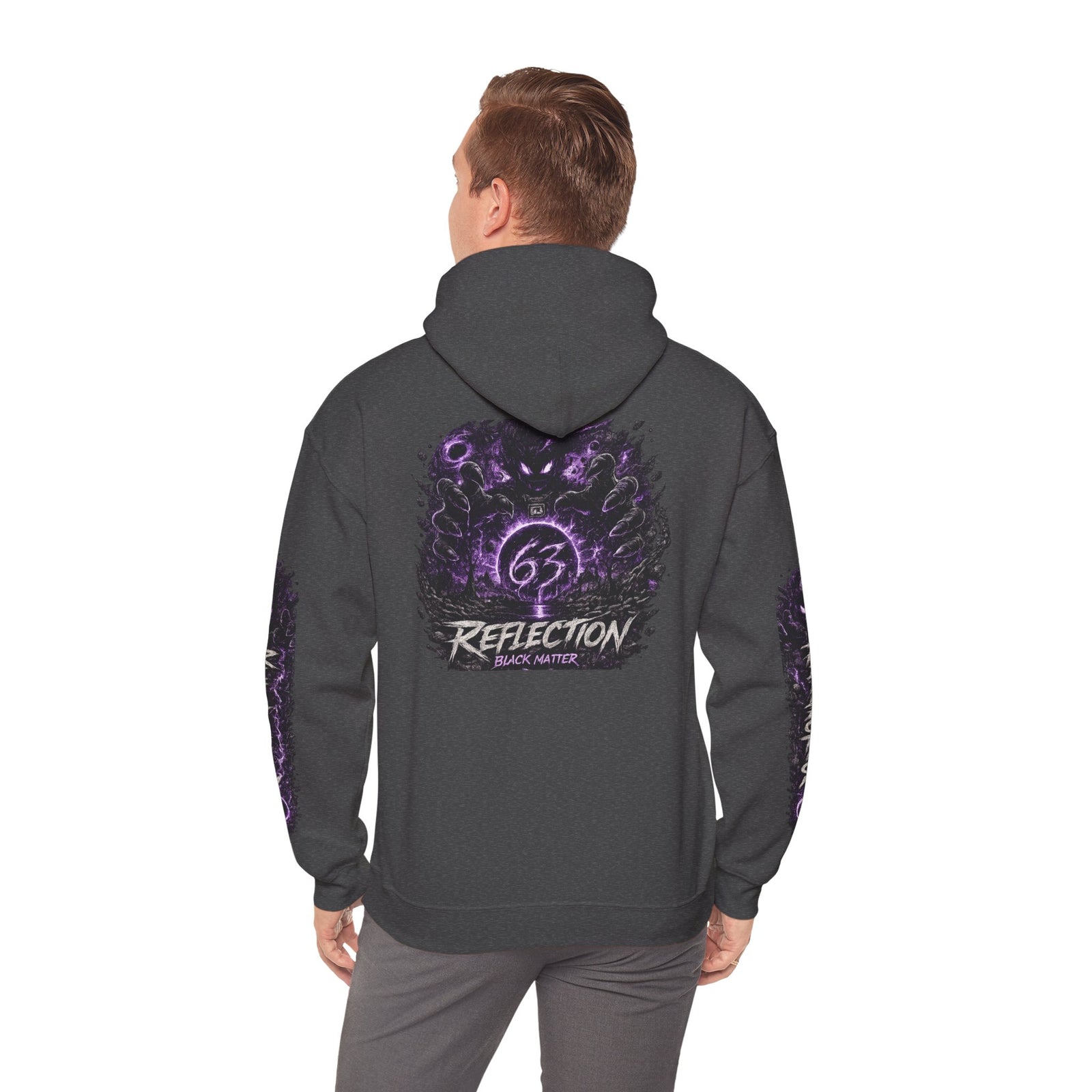 Reflection 63 Black Matter Hoodie — Graphic Cosmic Pullover
