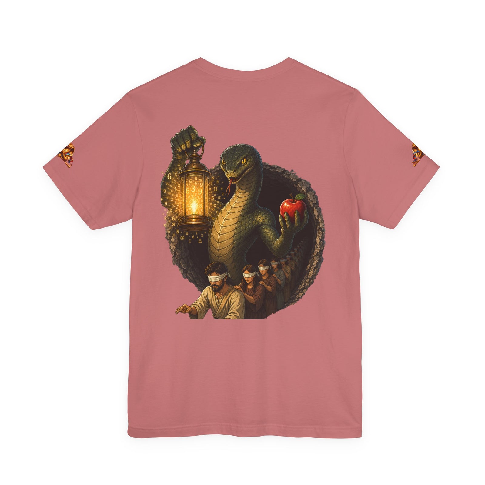 Knowledge Snake Tee — 'Knowledge: Good vs Evil' Graphic T-Shirt
