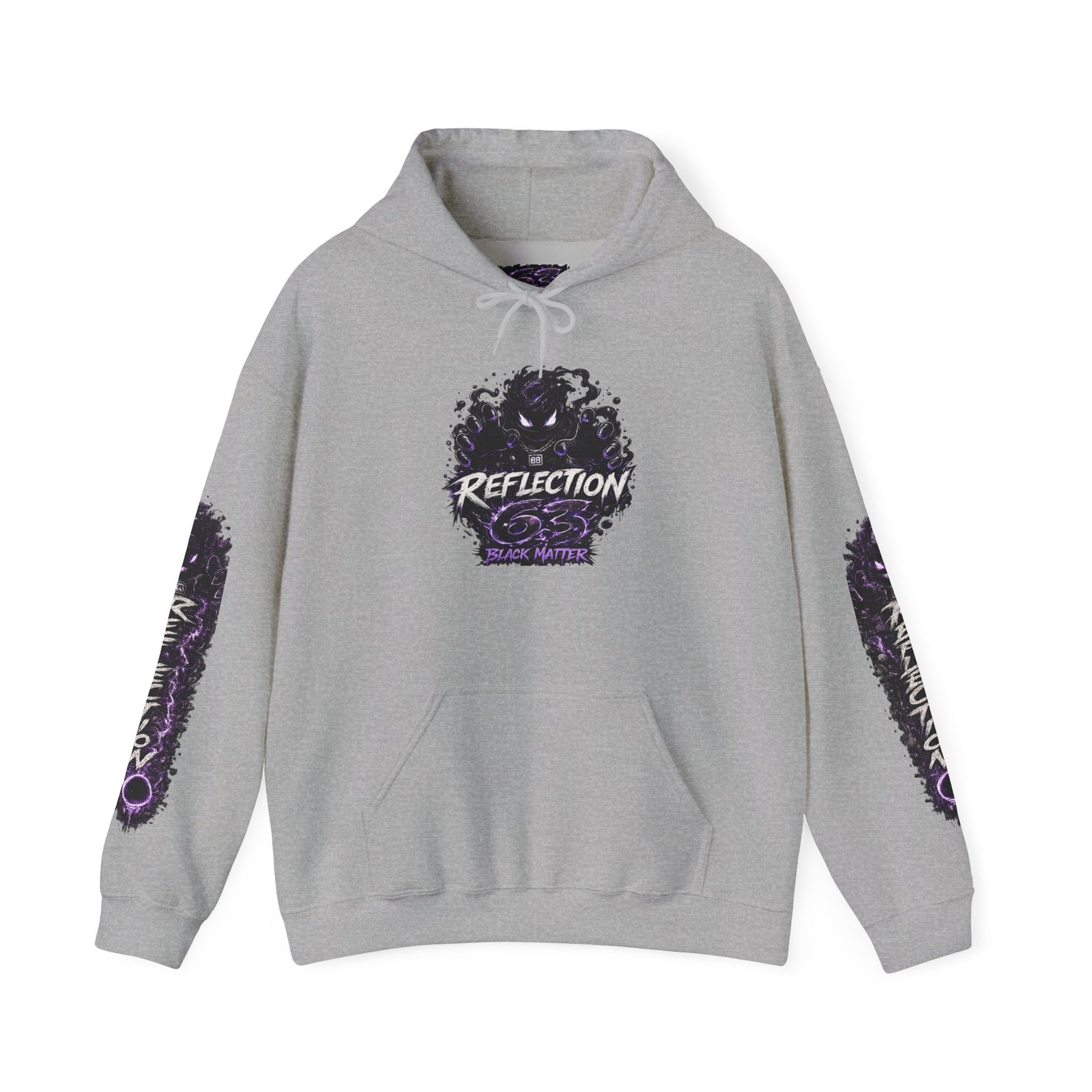 Reflection 63 Black Matter Hoodie — Graphic Cosmic Pullover