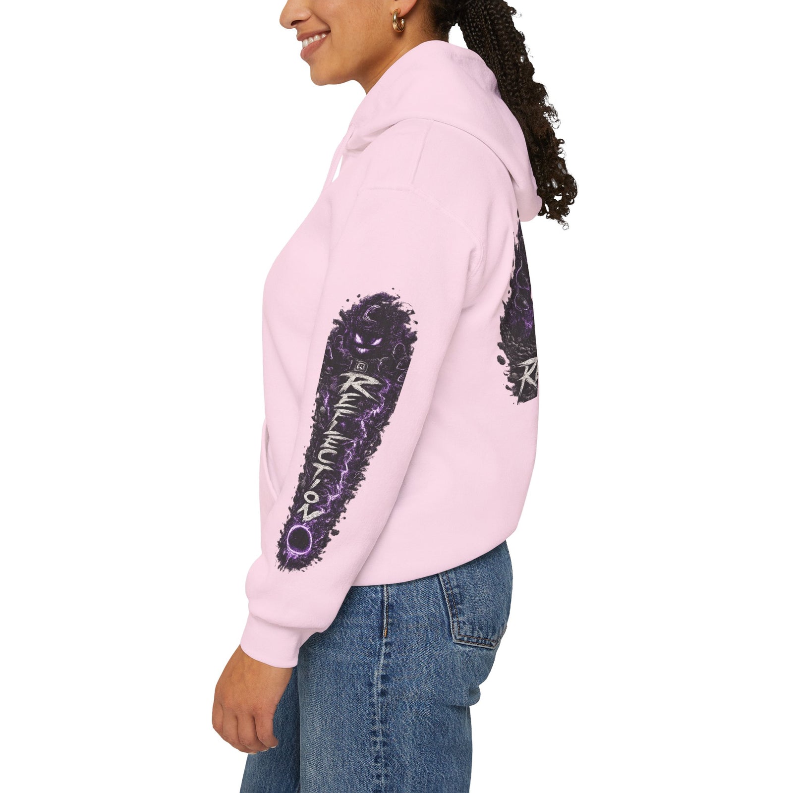 Reflection 63 Black Matter Hoodie — Graphic Cosmic Pullover