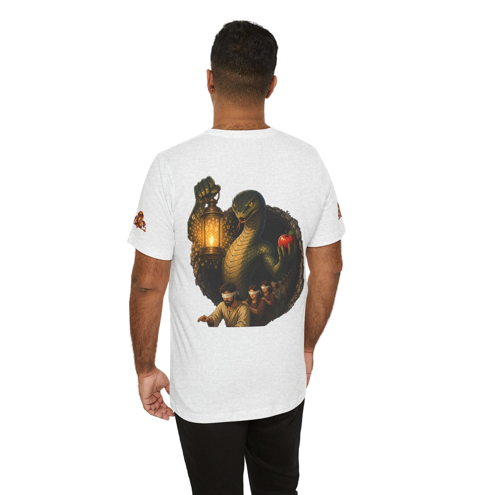Knowledge Snake Tee — 'Knowledge: Good vs Evil' Graphic T-Shirt