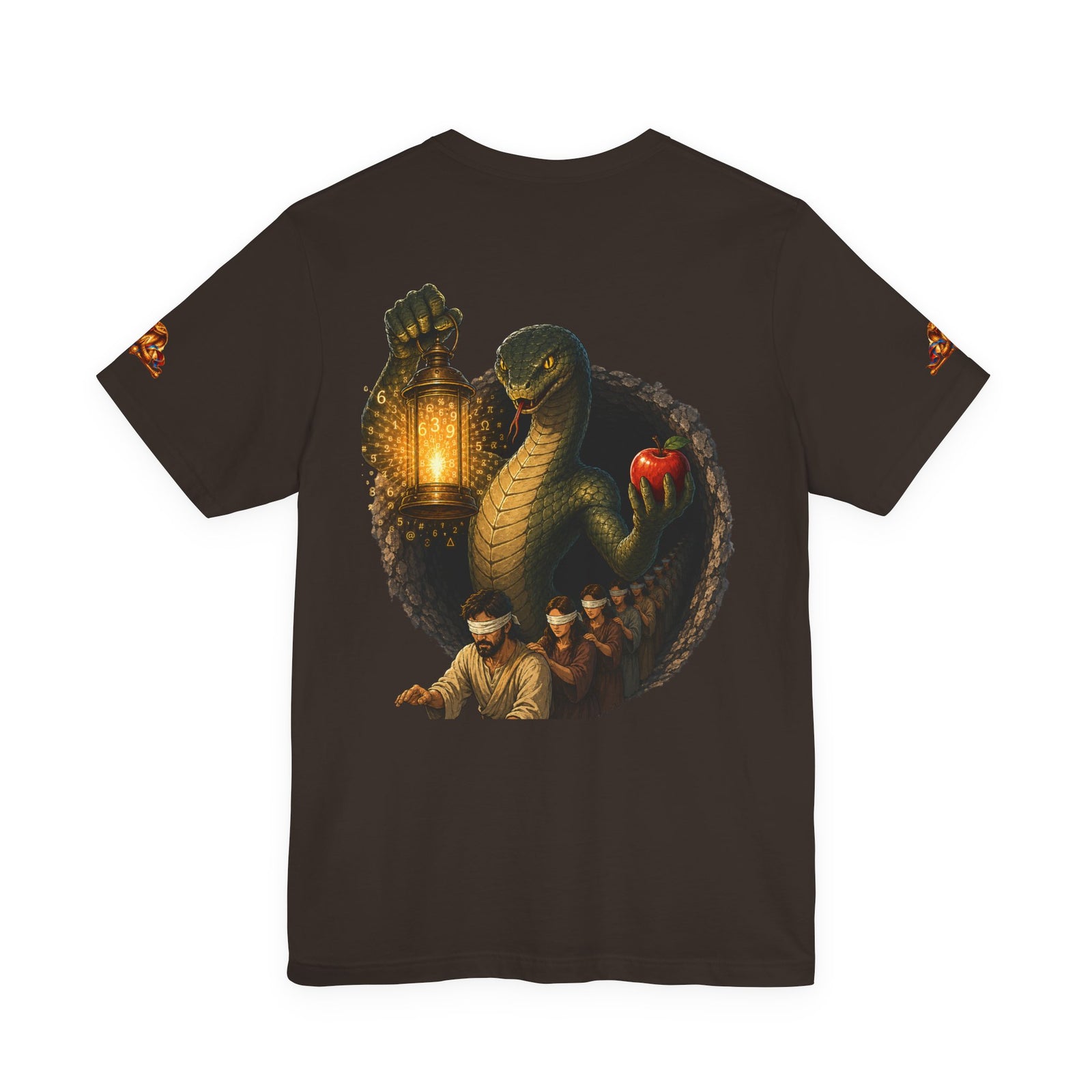 Knowledge Snake Tee — 'Knowledge: Good vs Evil' Graphic T-Shirt