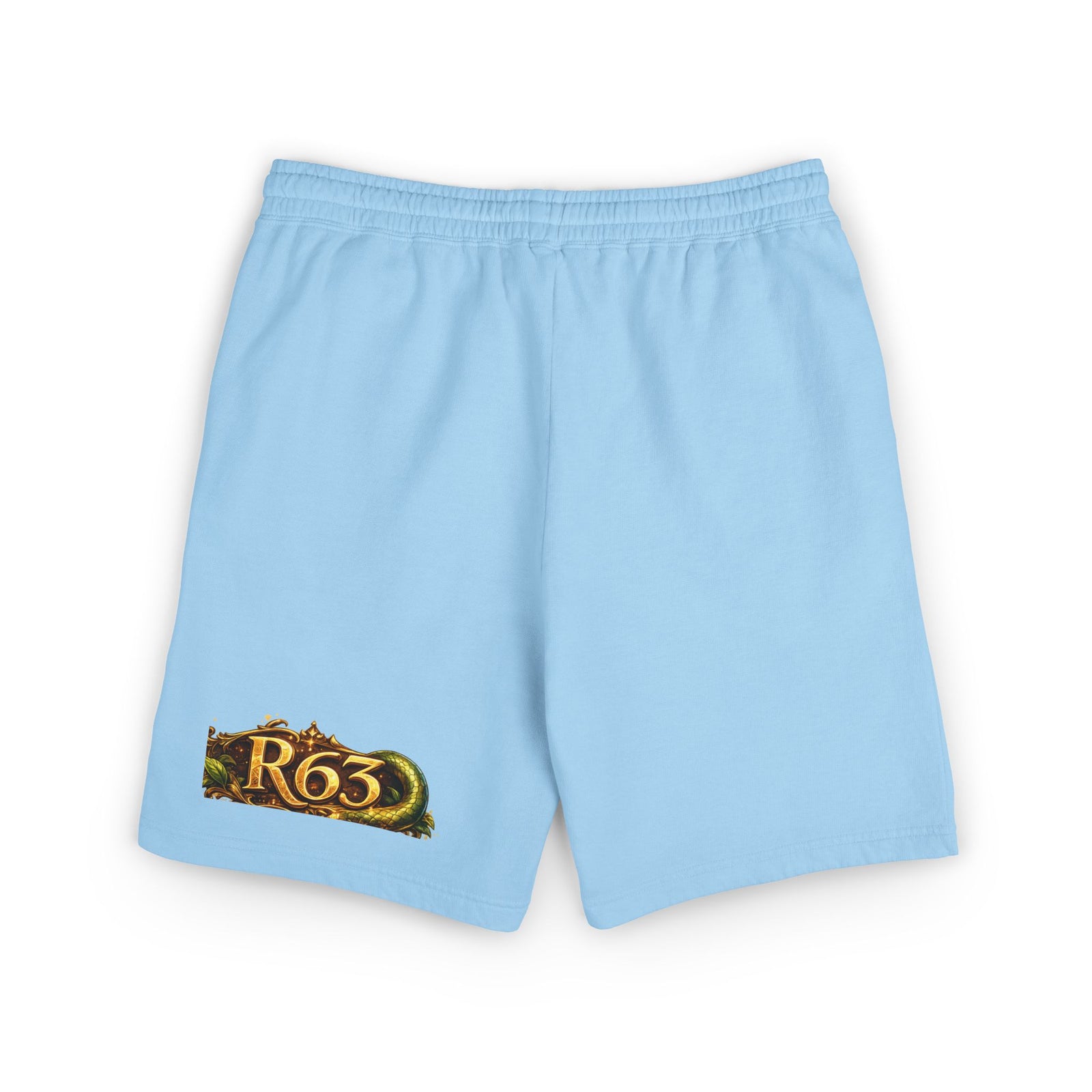 Mythic Yoga Sweat Shorts — Serpent & Warrior Graphic Fleece Shorts